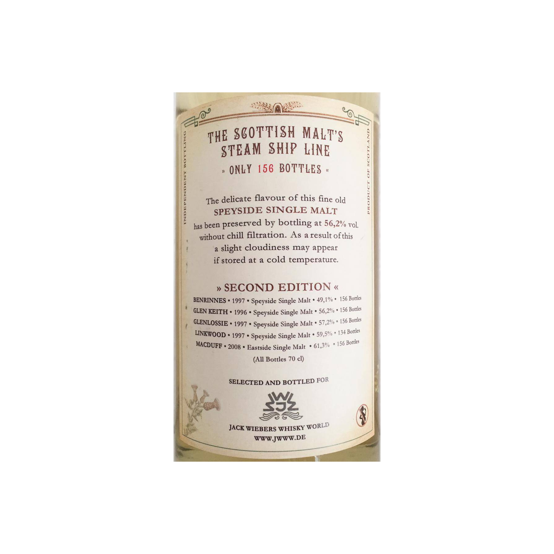 Glen Keith 1996 19 Years Single Malt Whisky 2