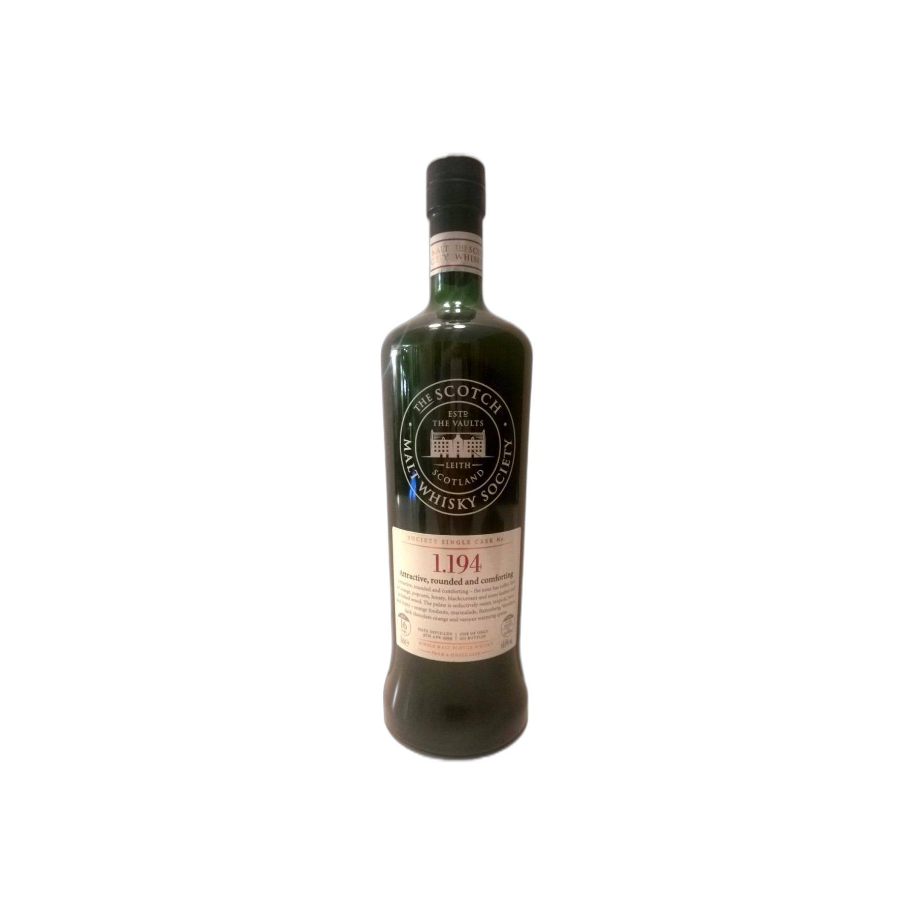 The Scotch Malt Whisky Society 1999 16 Years Single Malt Whisky