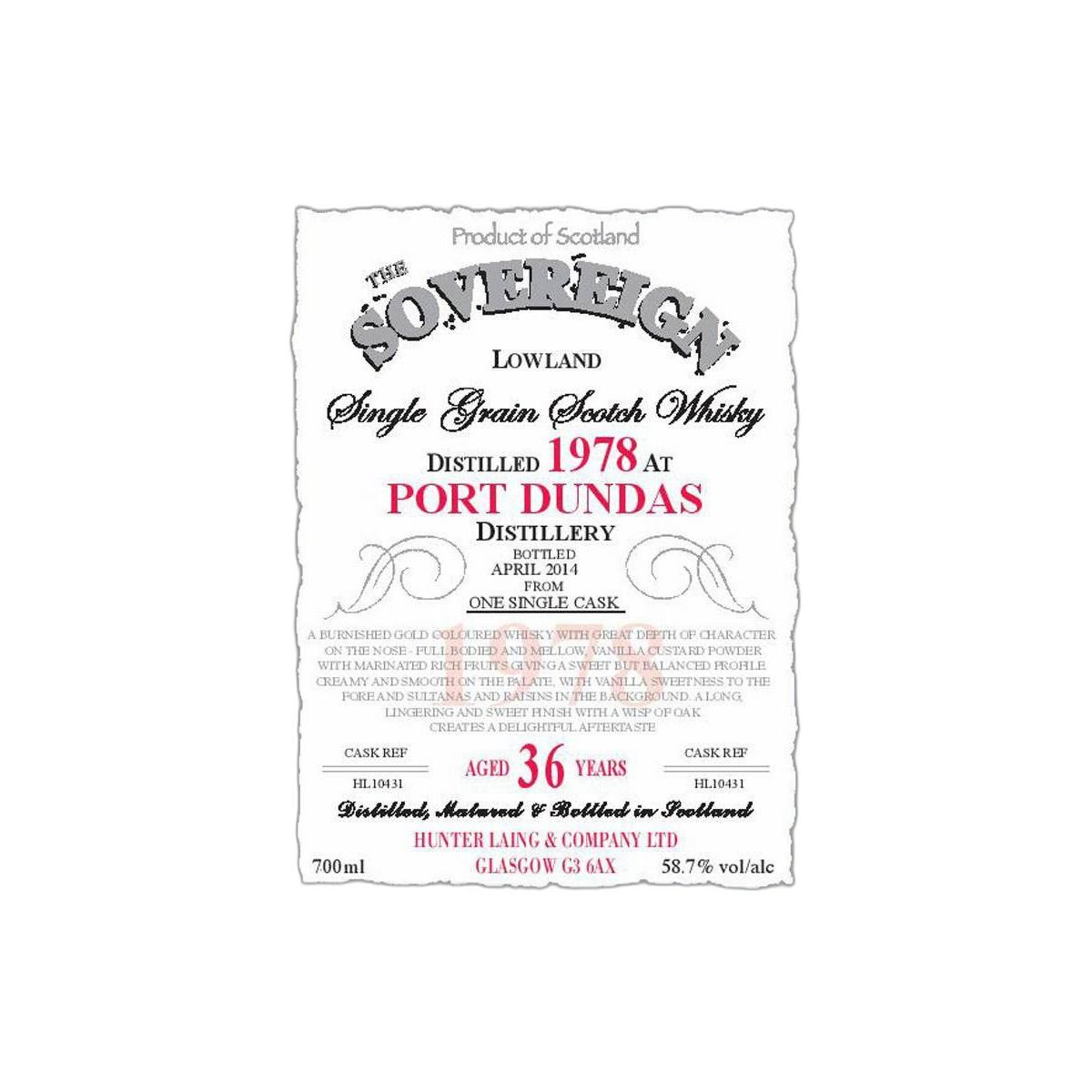 Port Dundas 1978 36 Years Single Grain Whisky 2