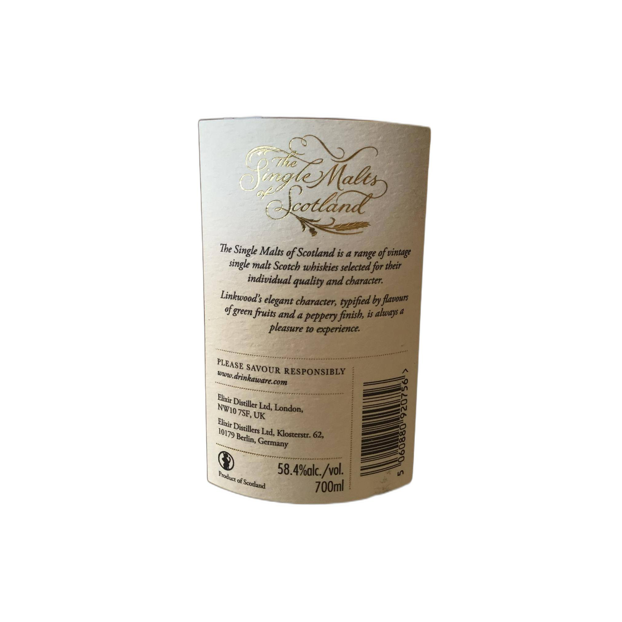 Linkwood The Single Malts of Scotland 2006 14 Years Single Malt Whisky 3