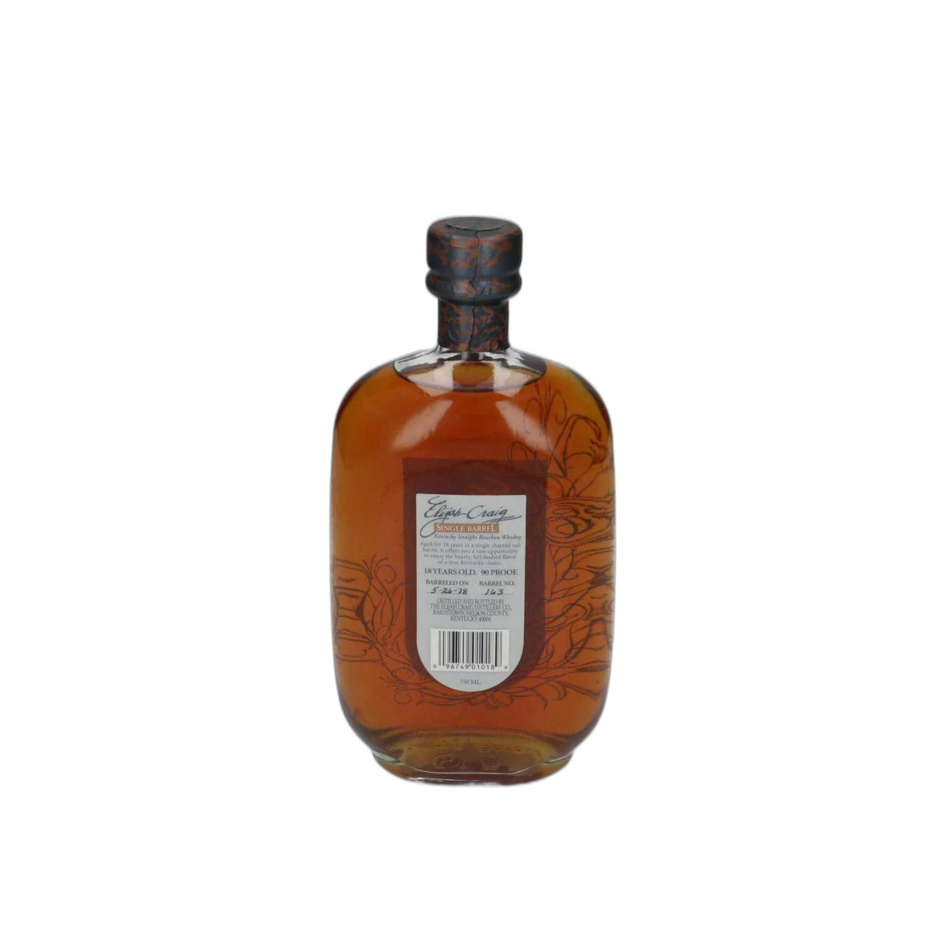 Elijah Craig Single Cask 1978 18 Years Bourbon Whisky 2