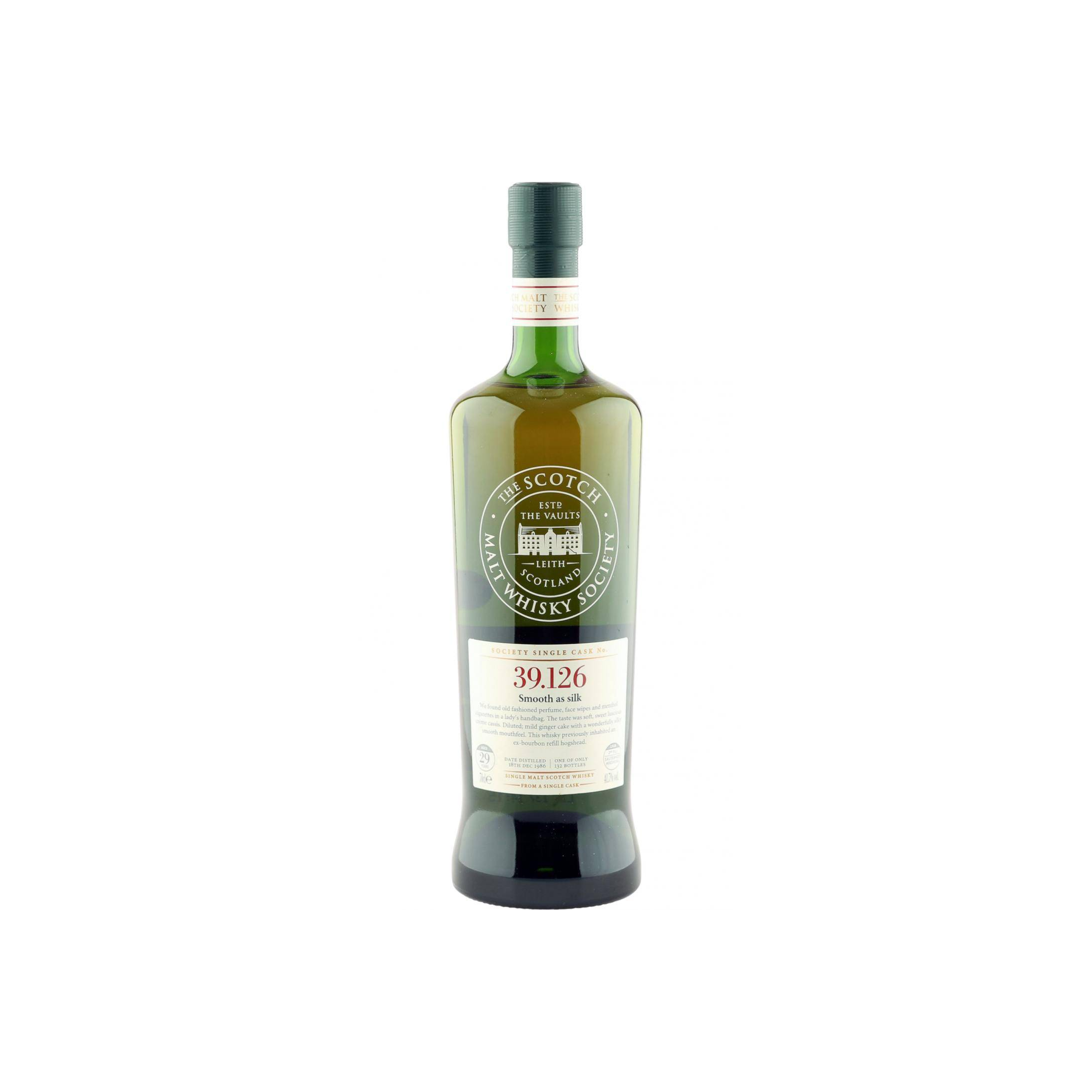 The Scotch Malt Whisky Society 1986 29 Years Single Malt Whisky