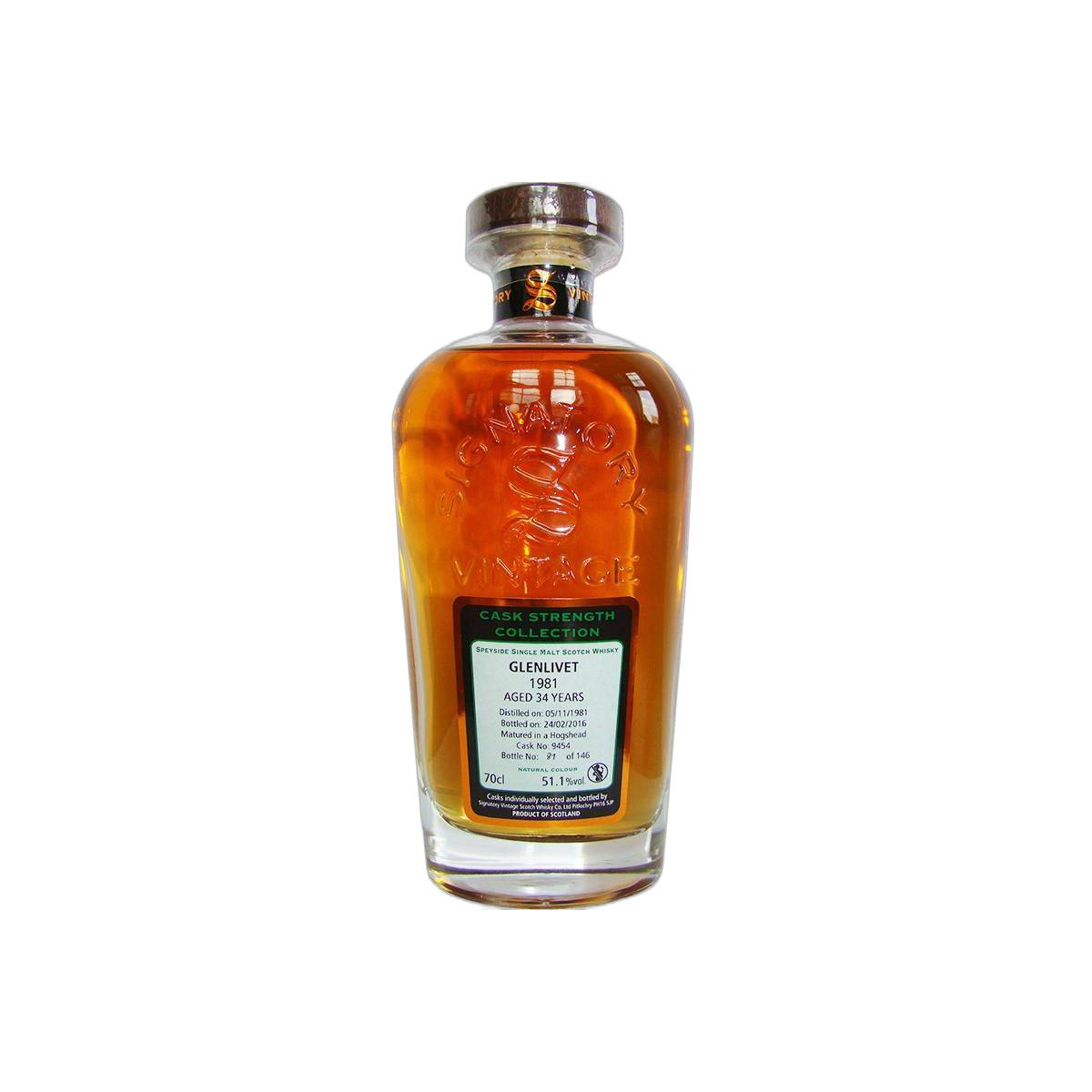The Glenlivet Cask Strength Collection 1981 34 Years Single Malt Whisky