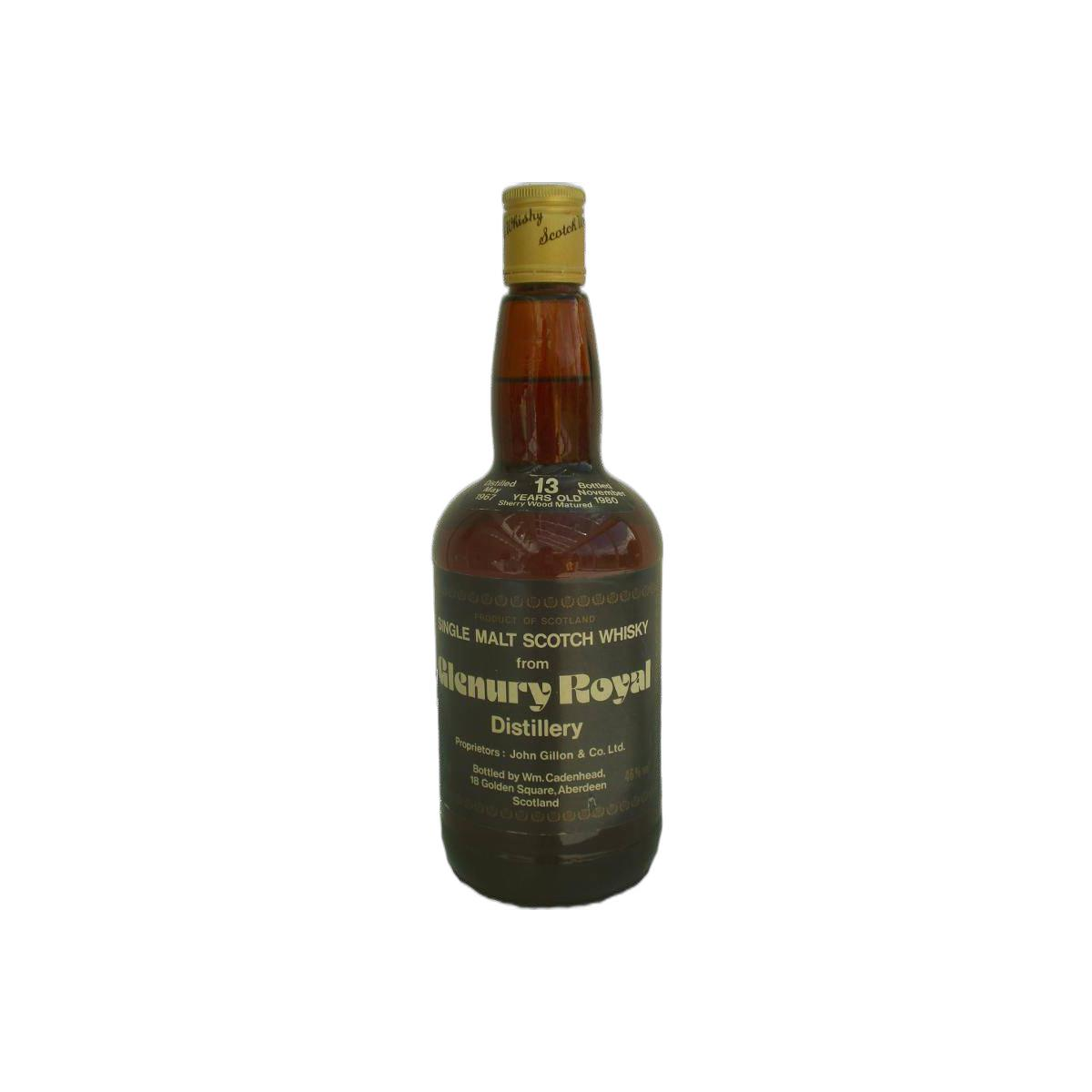 Glenury Royal 1967 13 Years Single Malt Whisky