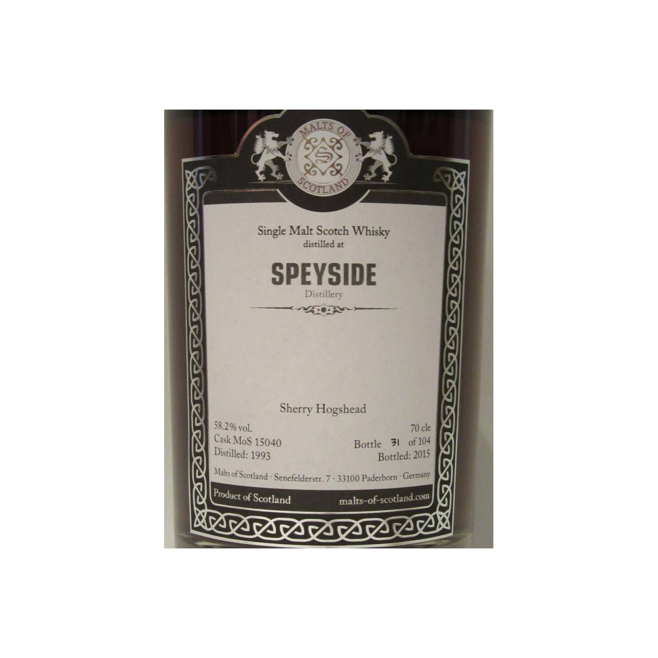 Spey 1993 22 Years Single Malt Whisky 2