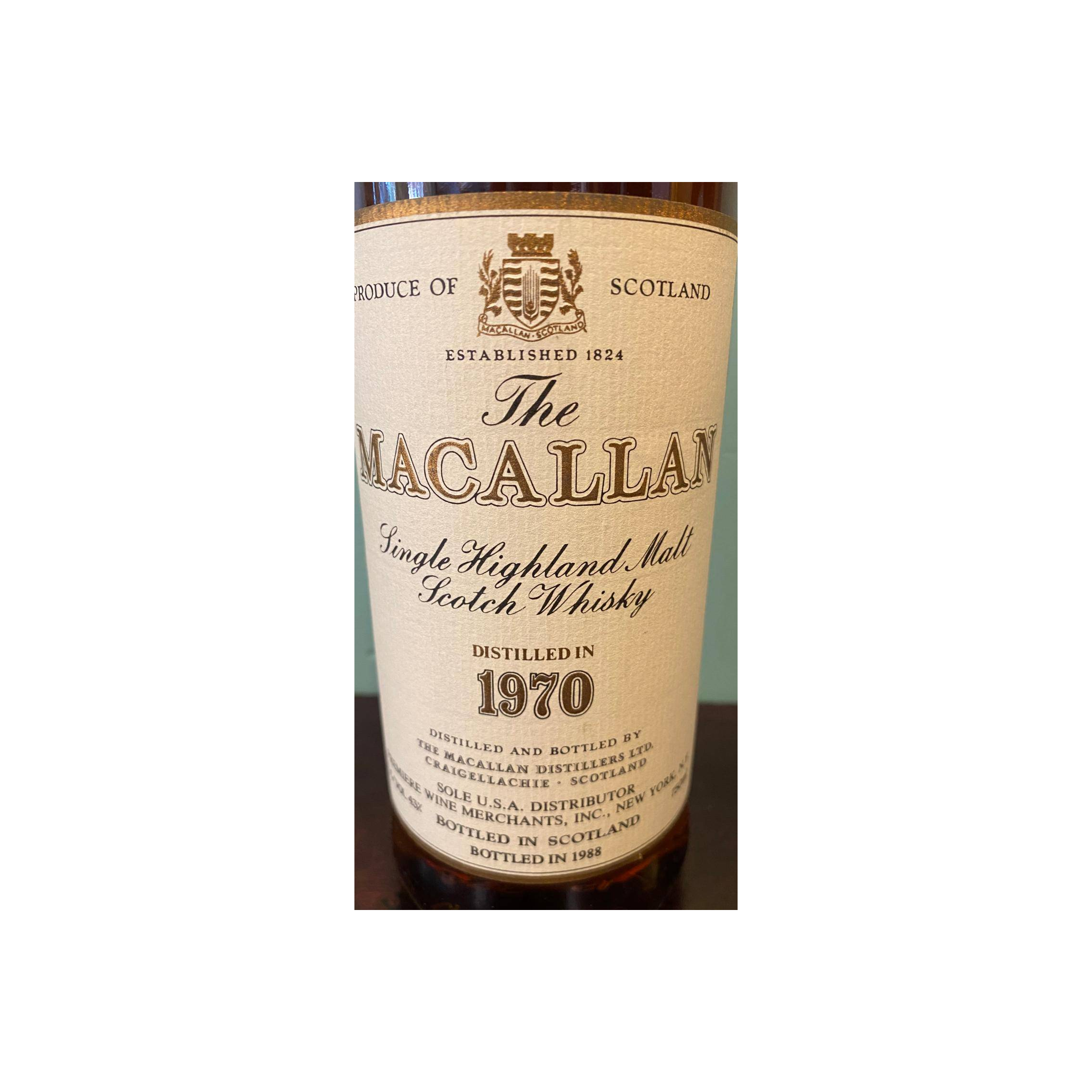 The Macallan 1970 18 Years Single Malt Whisky 3