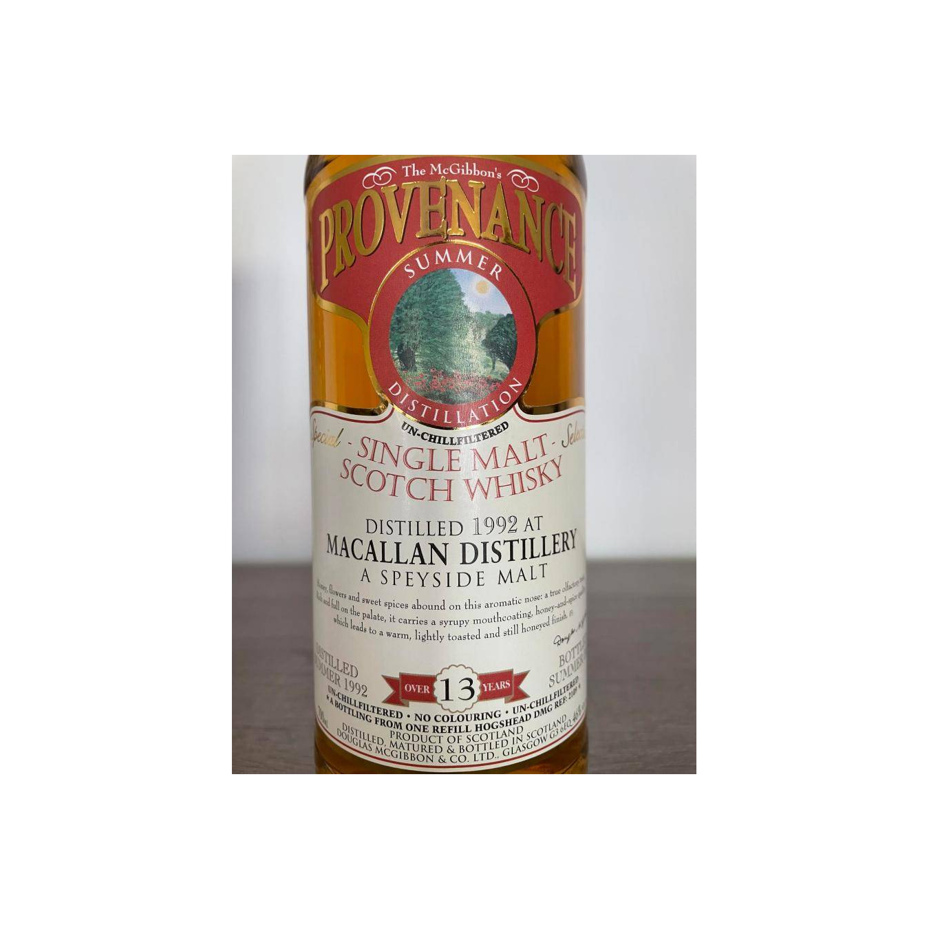 The Macallan McGibbon's Provenance 1992 13 Years Single Malt Whisky 3