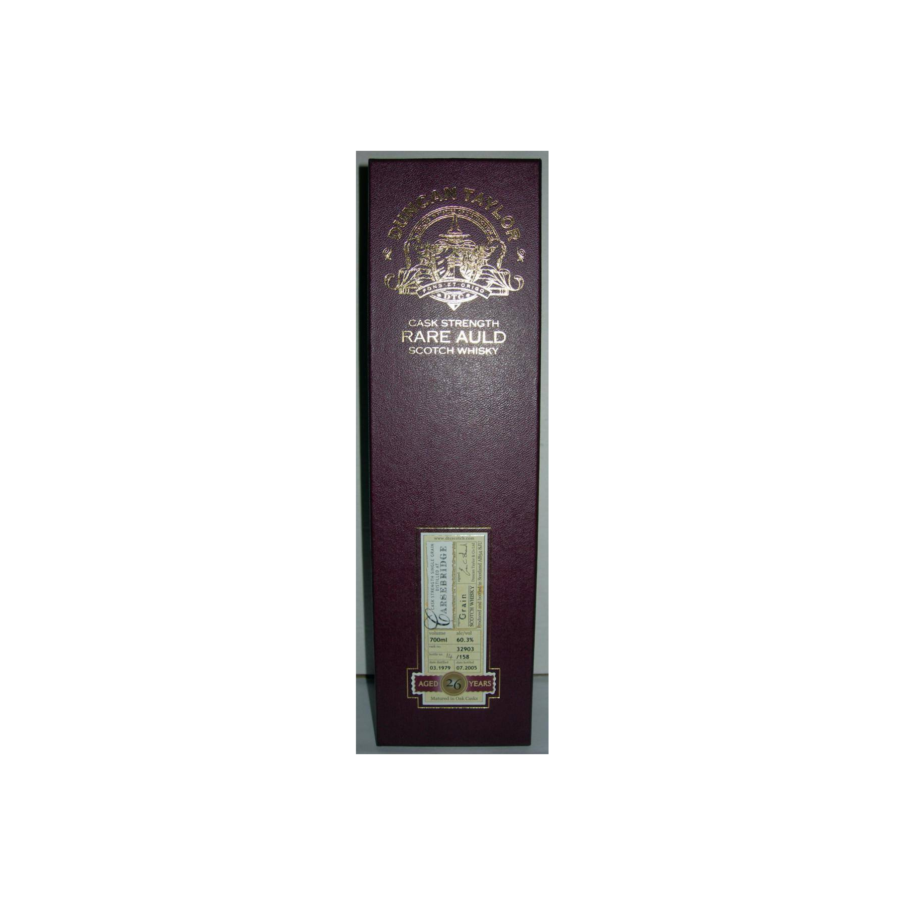 Carsebridge Rare Auld 1979 26 Years Single Grain Whisky 2