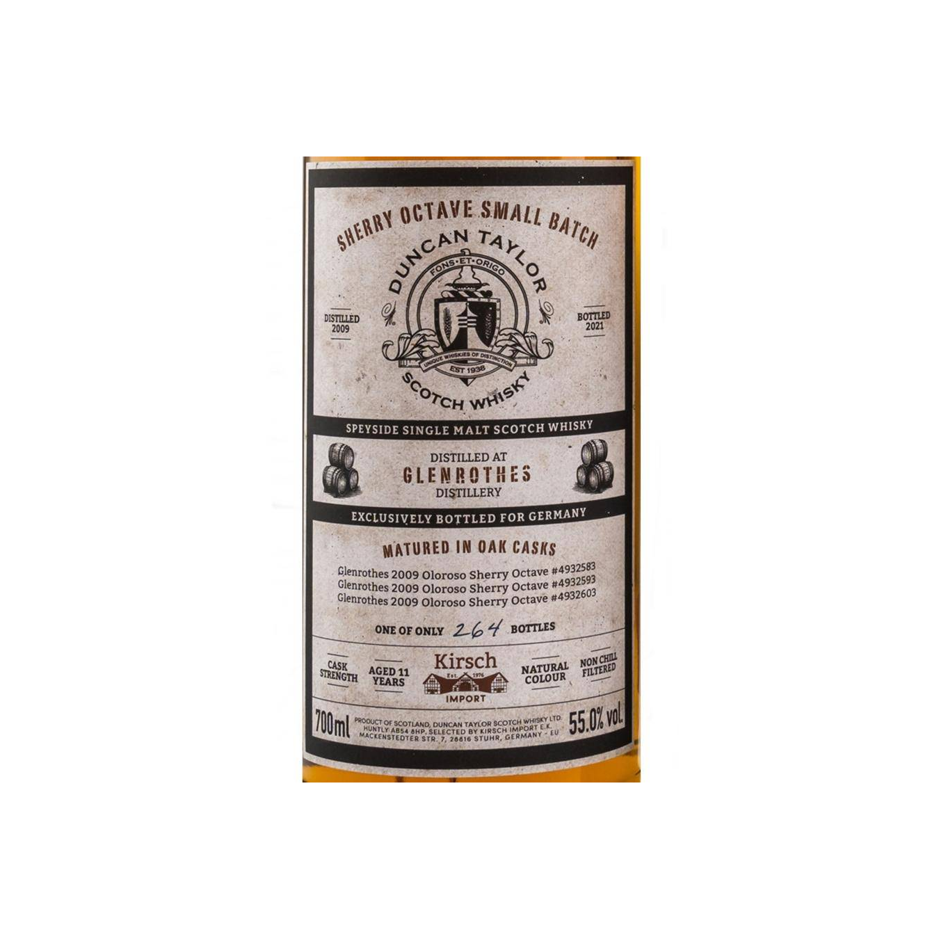 The Glenrothes 2009 11 Years Single Malt Whisky 2