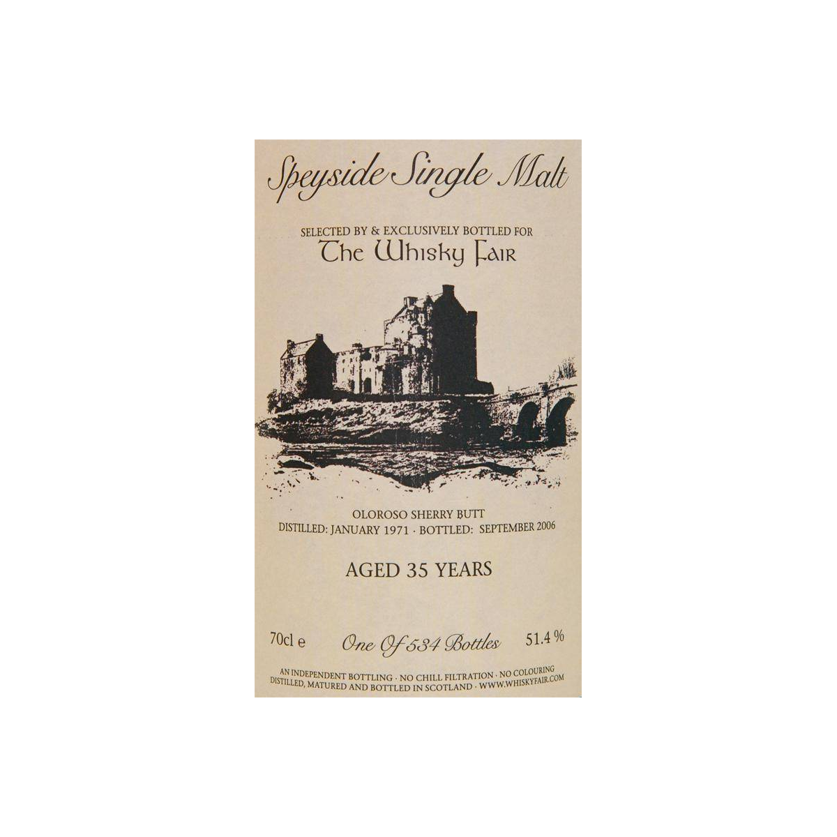 Speyside Single Malt 1971 WF 3