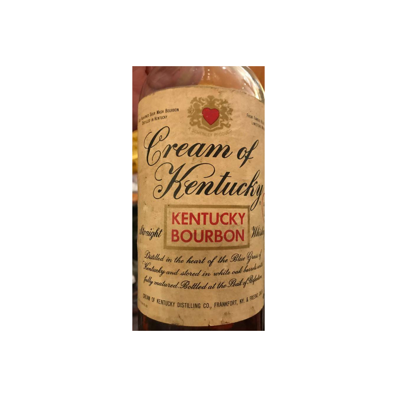Cream of Kentucky Straight Kentucky Bourbon Whiskey