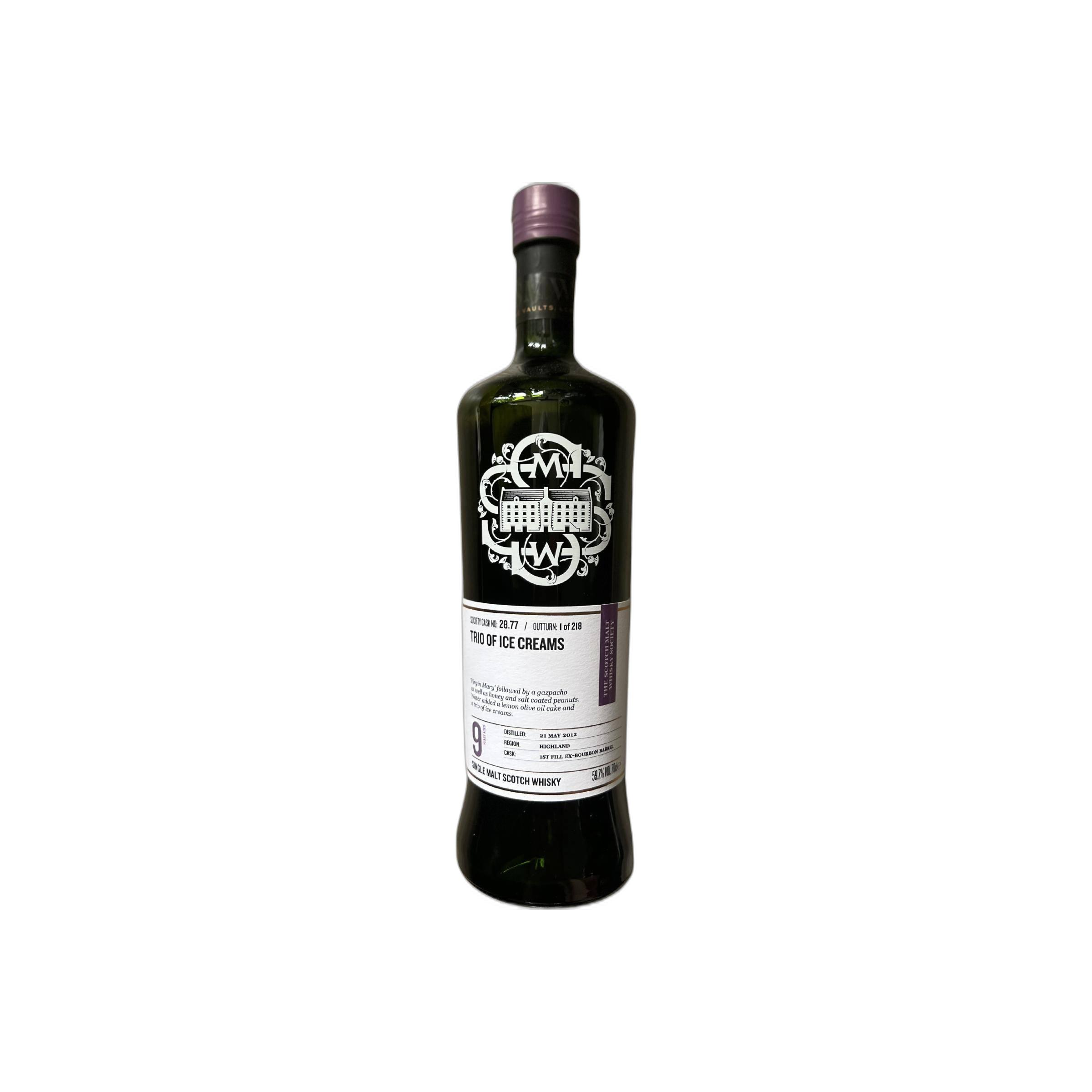 The Scotch Malt Whisky Society 2012 9 Years Single Malt Whisky
