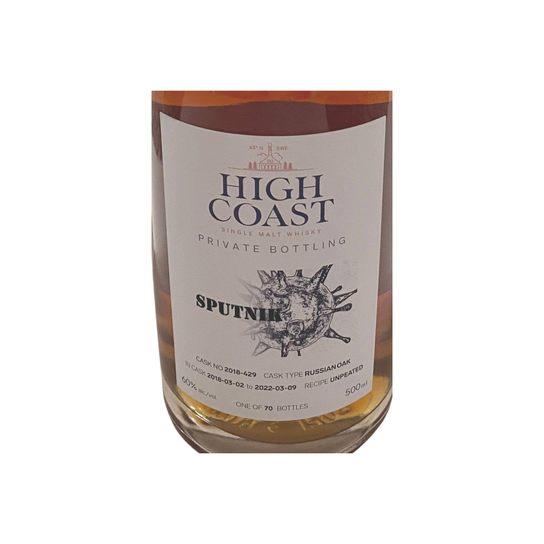 High Coast Private Bottling 2018 4 Years Single Malt Whisky 2