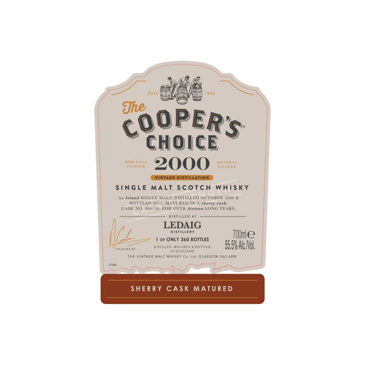Tobermory The Cooper's Choice 2000 16 Years Single Malt Whisky 2