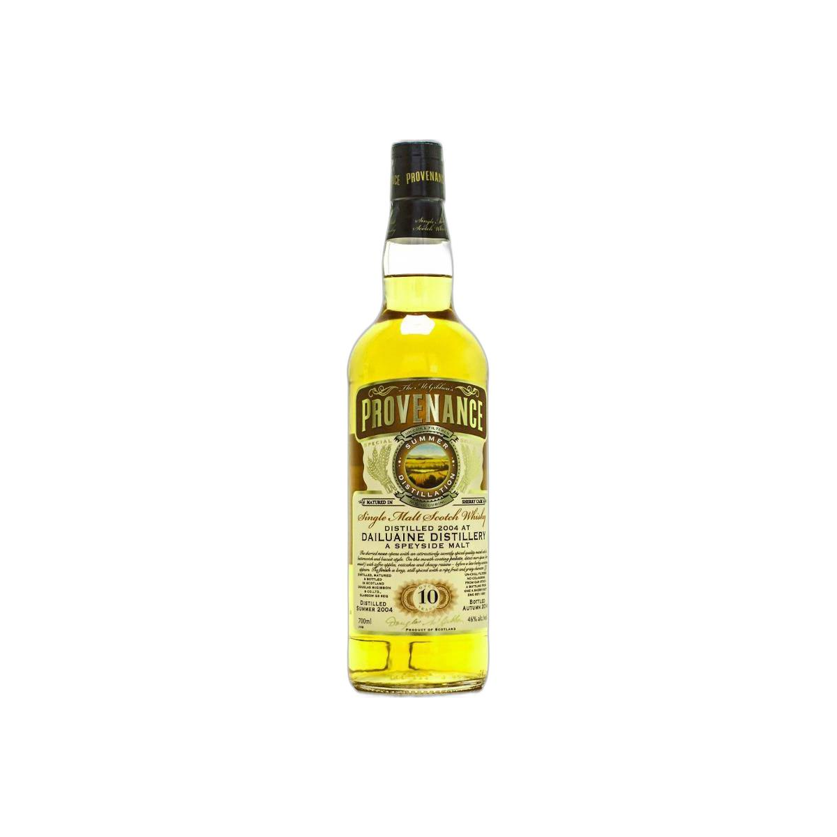 Dailuaine McGibbon's Provenance 2004 10 Years Single Malt Whisky