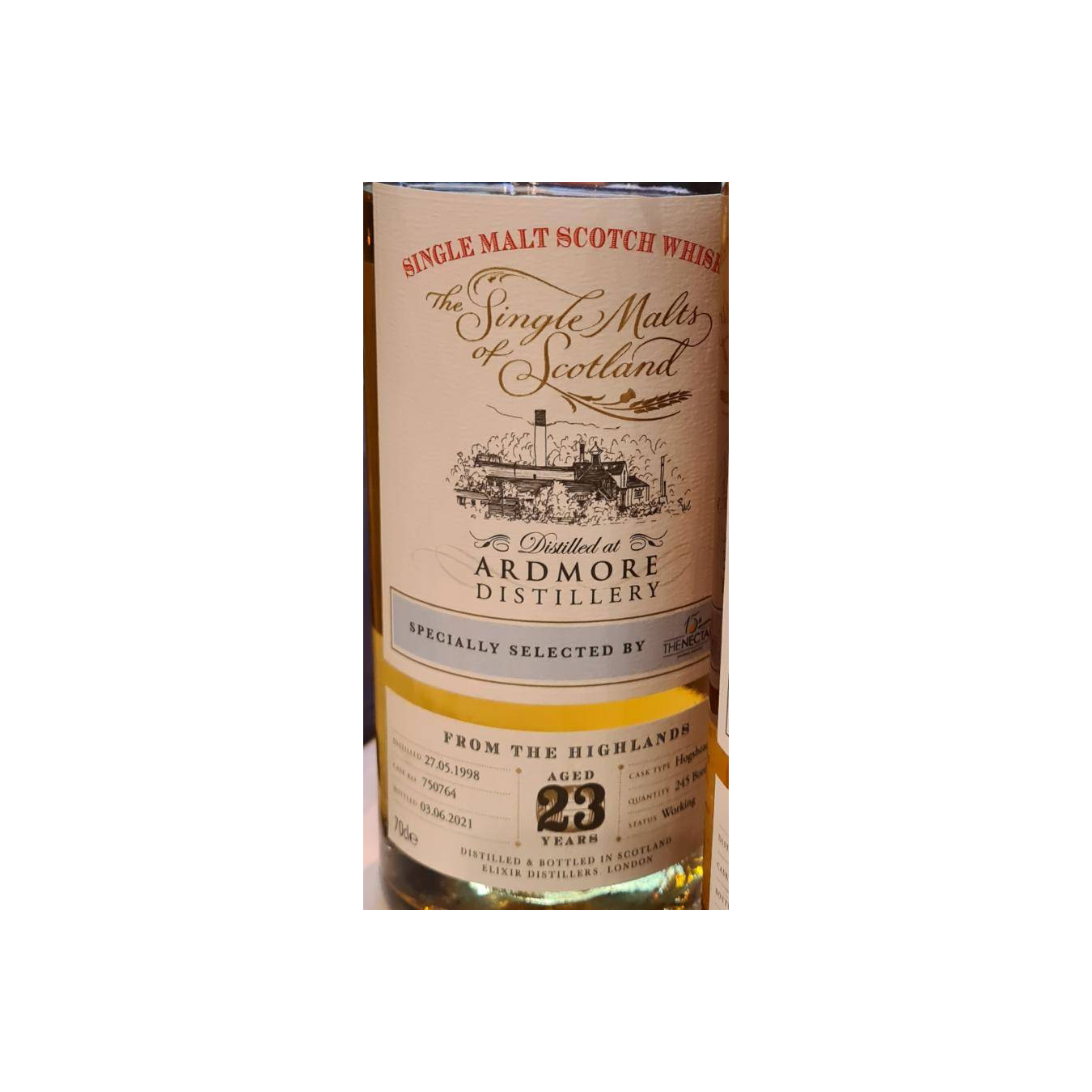 Ardmore The Single Malts of Scotland 1998 23 Years Single Malt Whisky 2