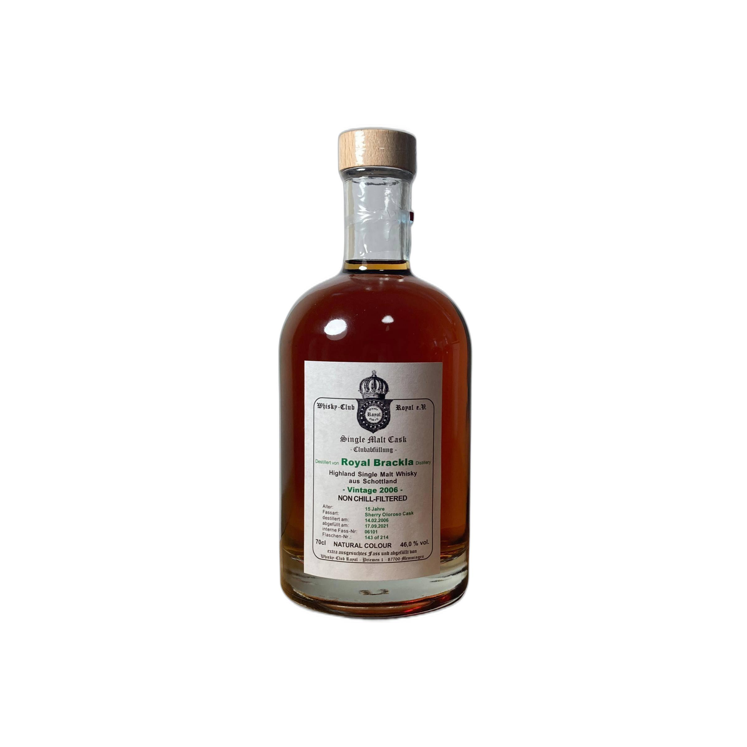 Royal Brackla 2006 15 Years Single Malt Whisky