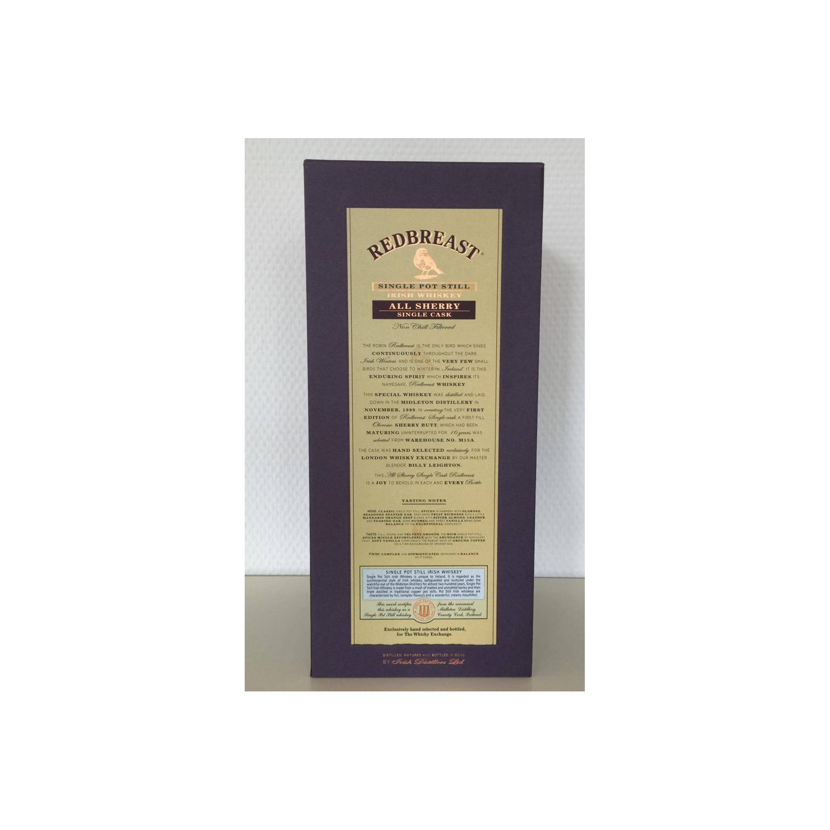 Redbreast 1999 16 Years Single Pot Still Whisky 3