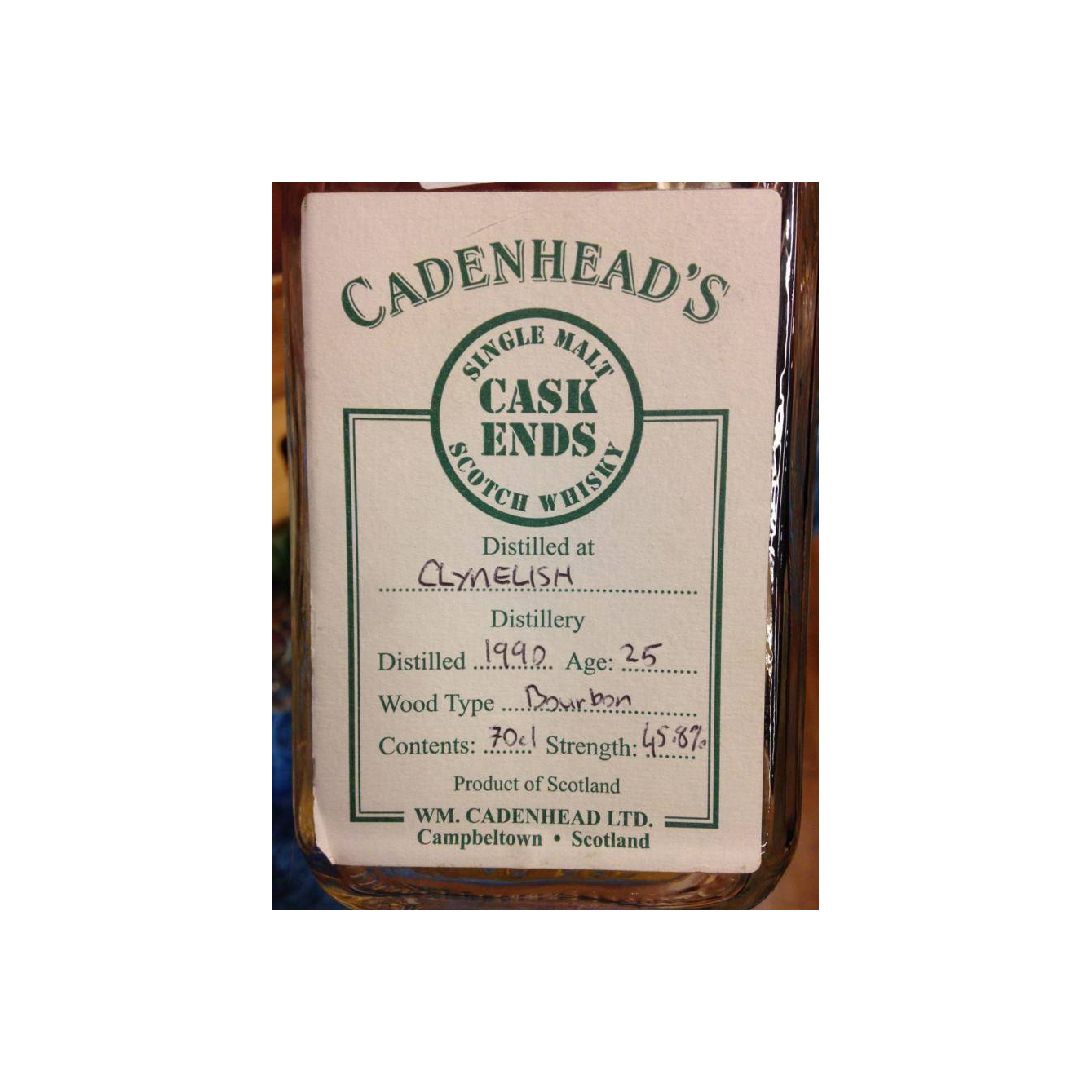 Clynelish 1990 25 Years Single Malt Whisky