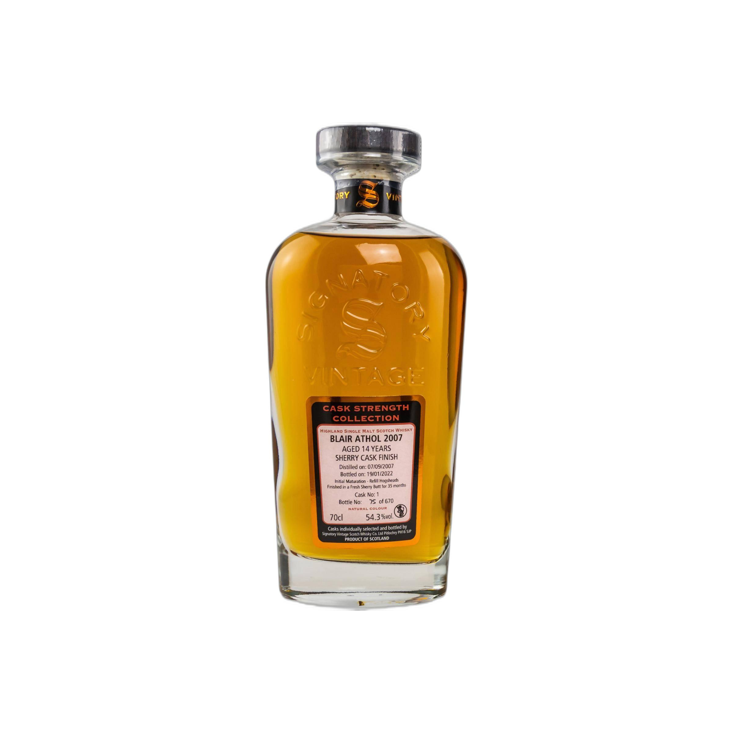 Blair Athol Cask Strength Collection 2007 14 Years Single Malt Whisky 3