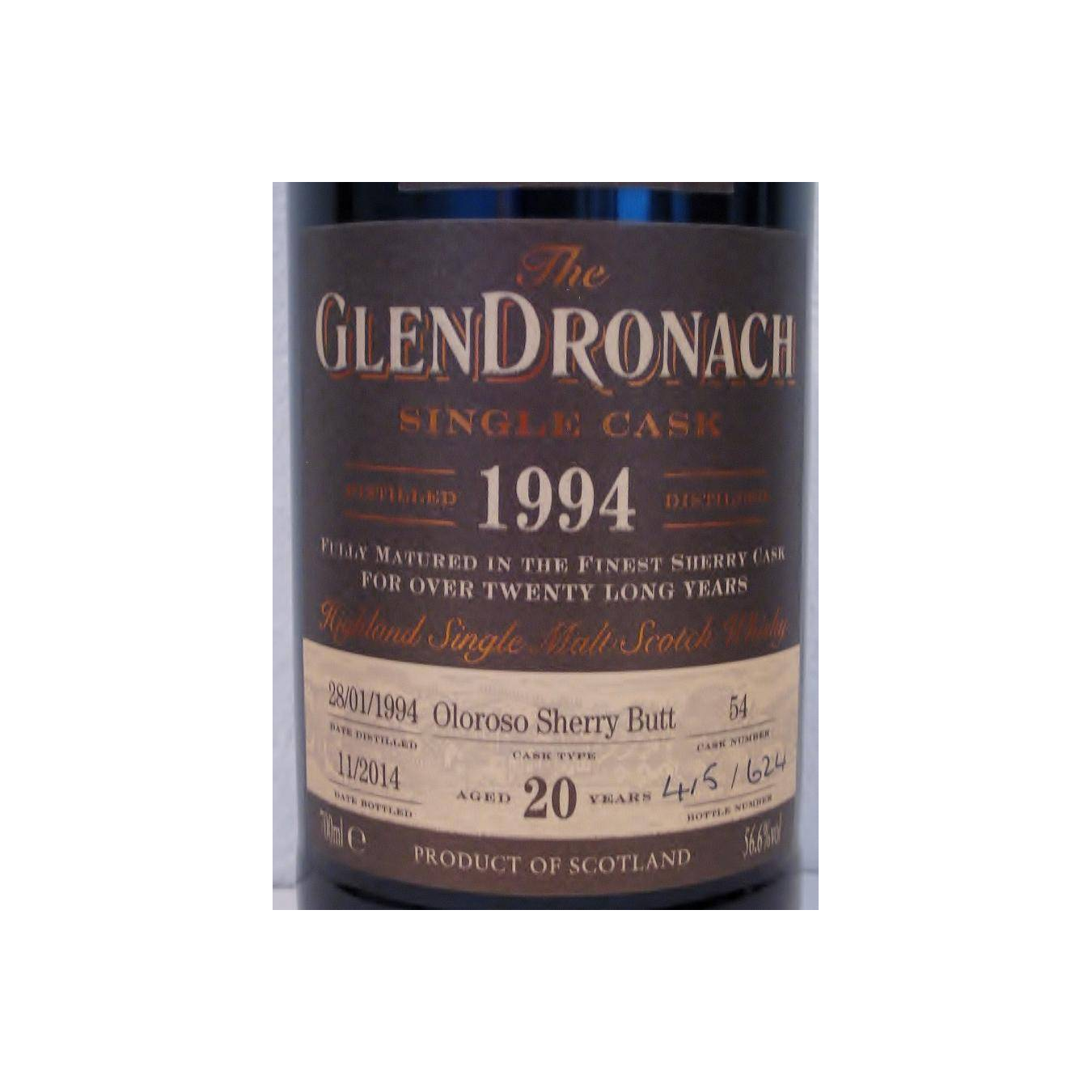 GlenDronach 1994 20 Years Single Malt Whisky 2
