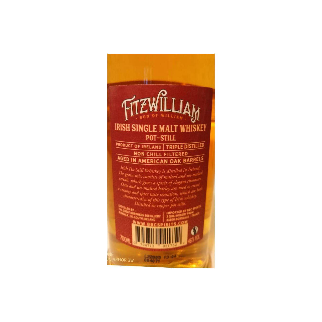 Fitzwilliam Irish Single Malt Whiskey 2