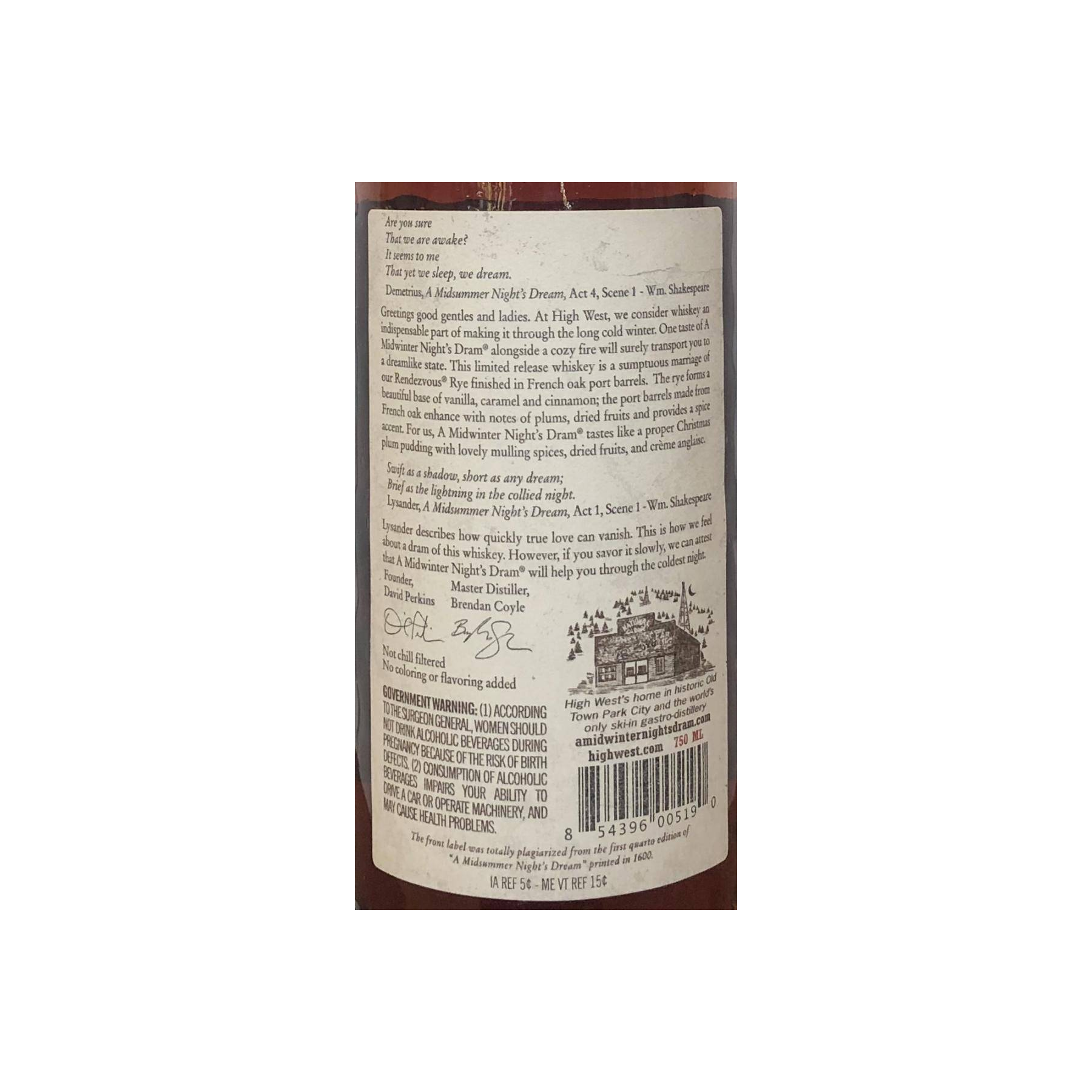 High West Rye Whisky 2