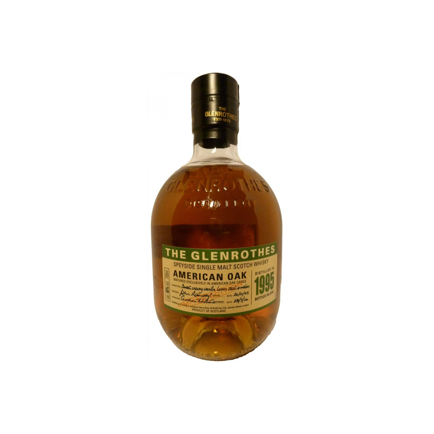 The Glenrothes 1995 20 Years Single Malt Whisky