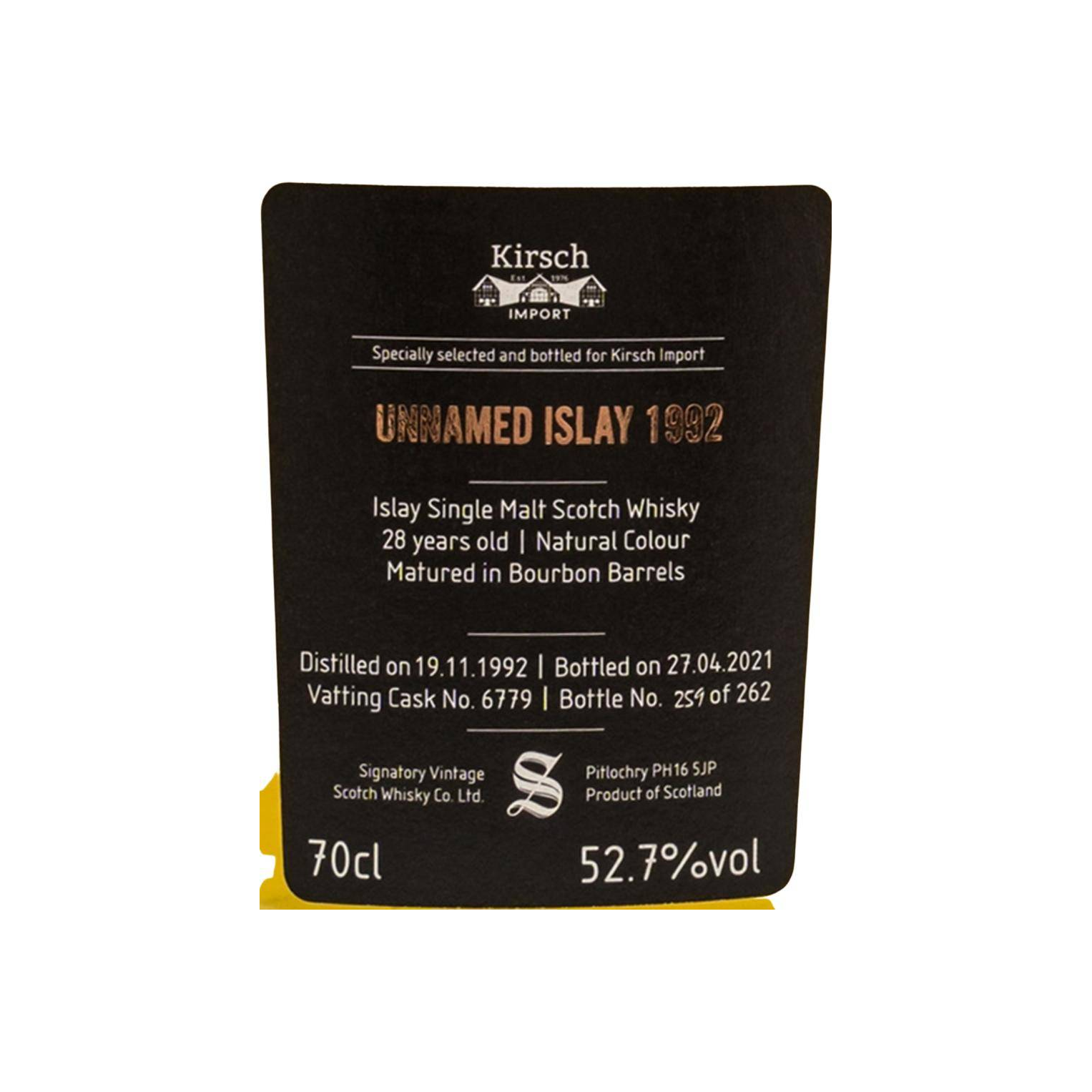 Signatory Vintage Cask Strength Collection 1992 28 Years Single Malt Whisky 3