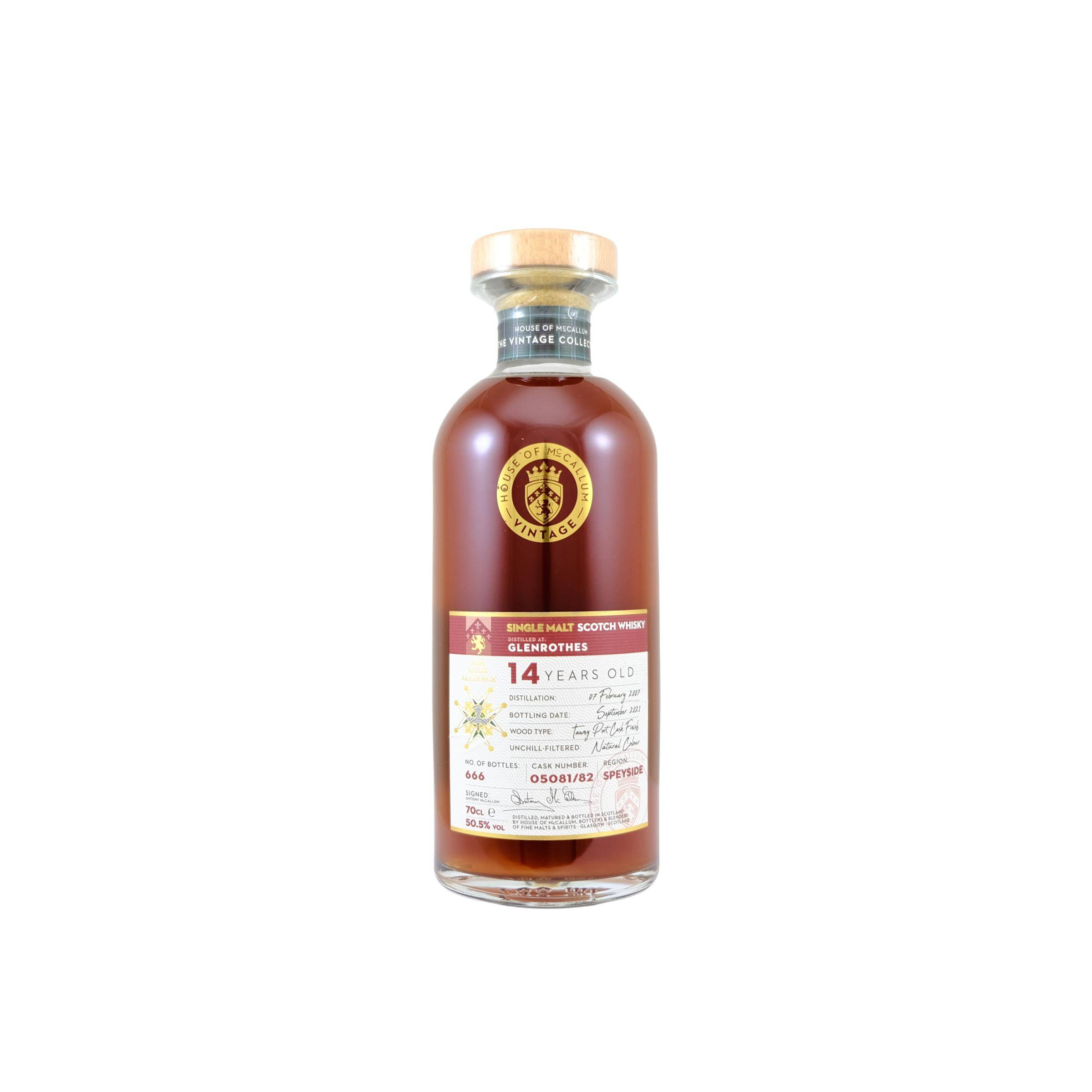 The Glenrothes 2007 14 Years Single Malt Whisky