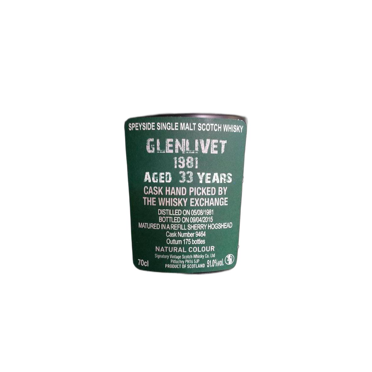 The Glenlivet Cask Strength Collection 1981 33 Years Single Malt Whisky 2
