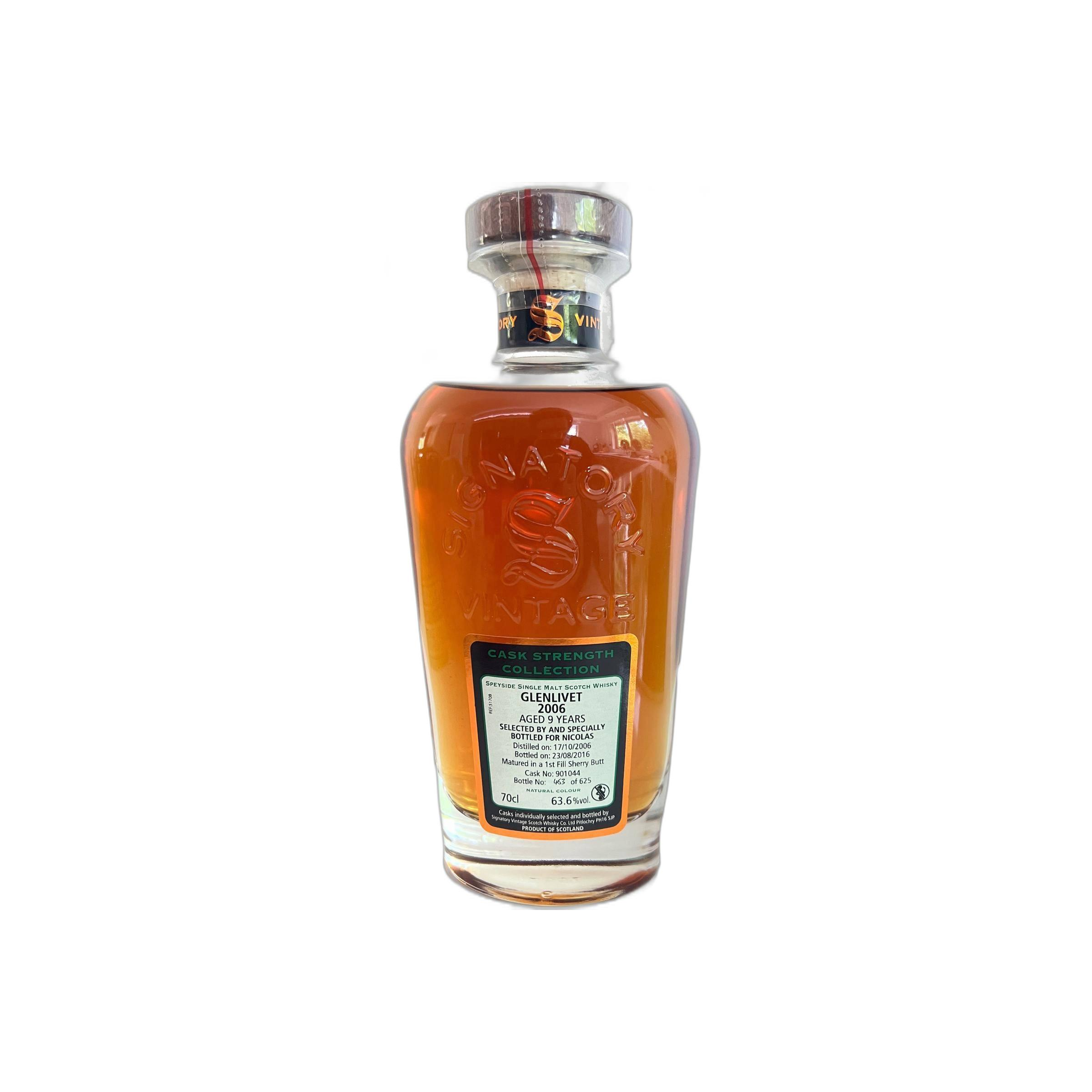 The Glenlivet Cask Strength Collection 2006 9 Years Single Malt Whisky
