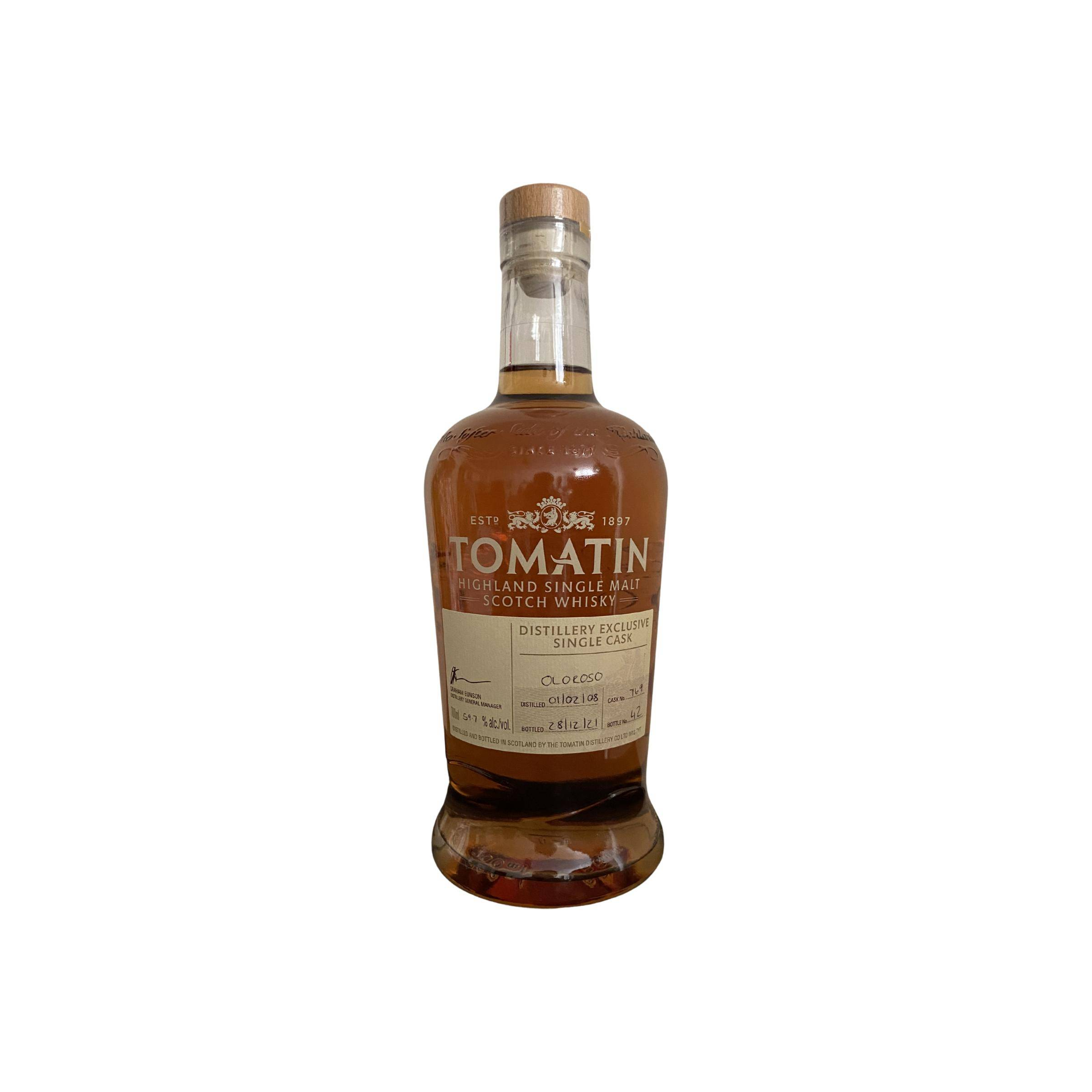 Tomatin 2008 Single Malt Whisky