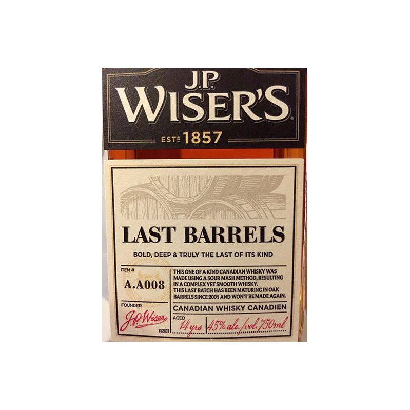 J.P. Wiser's Last Barrels 2