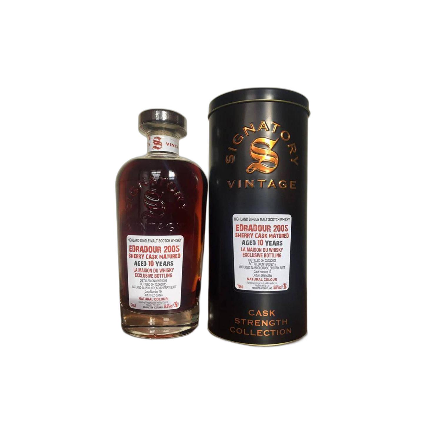 Edradour Cask Strength Collection 2005 10 Years Single Malt Whisky
