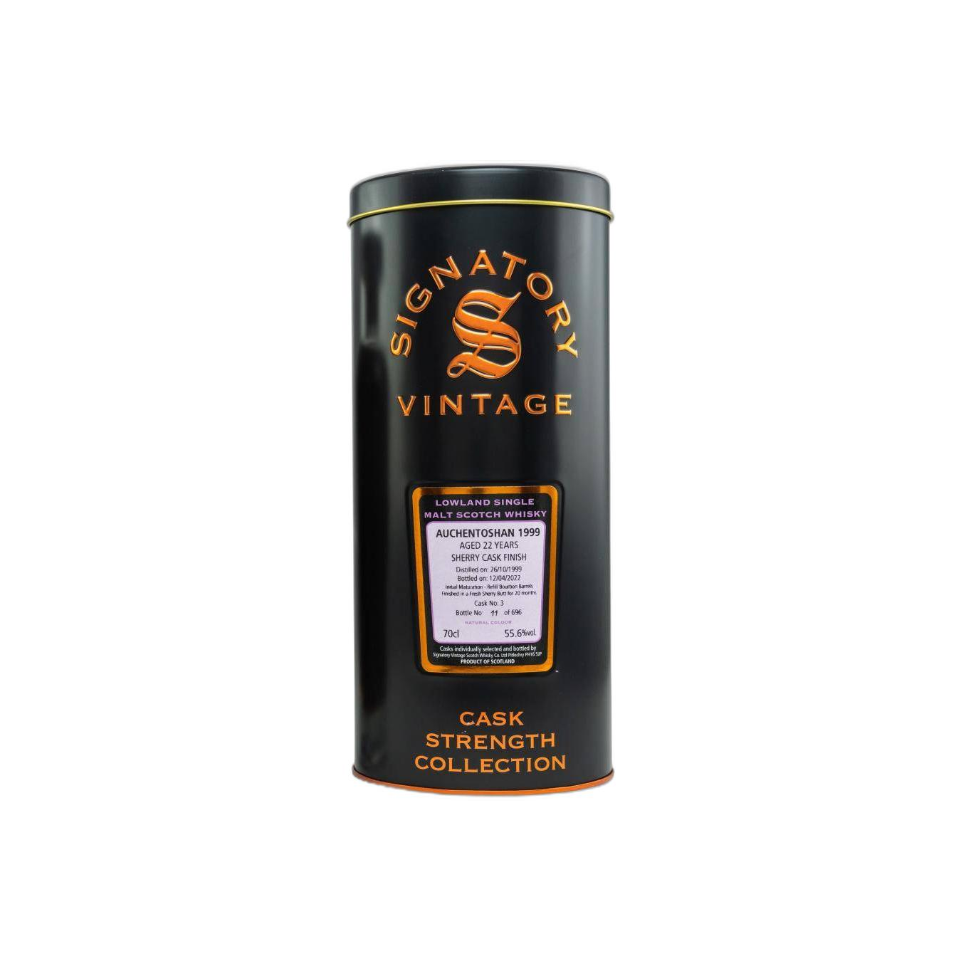 Auchentoshan Cask Strength Collection 1999 22 Years Single Malt Whisky 2