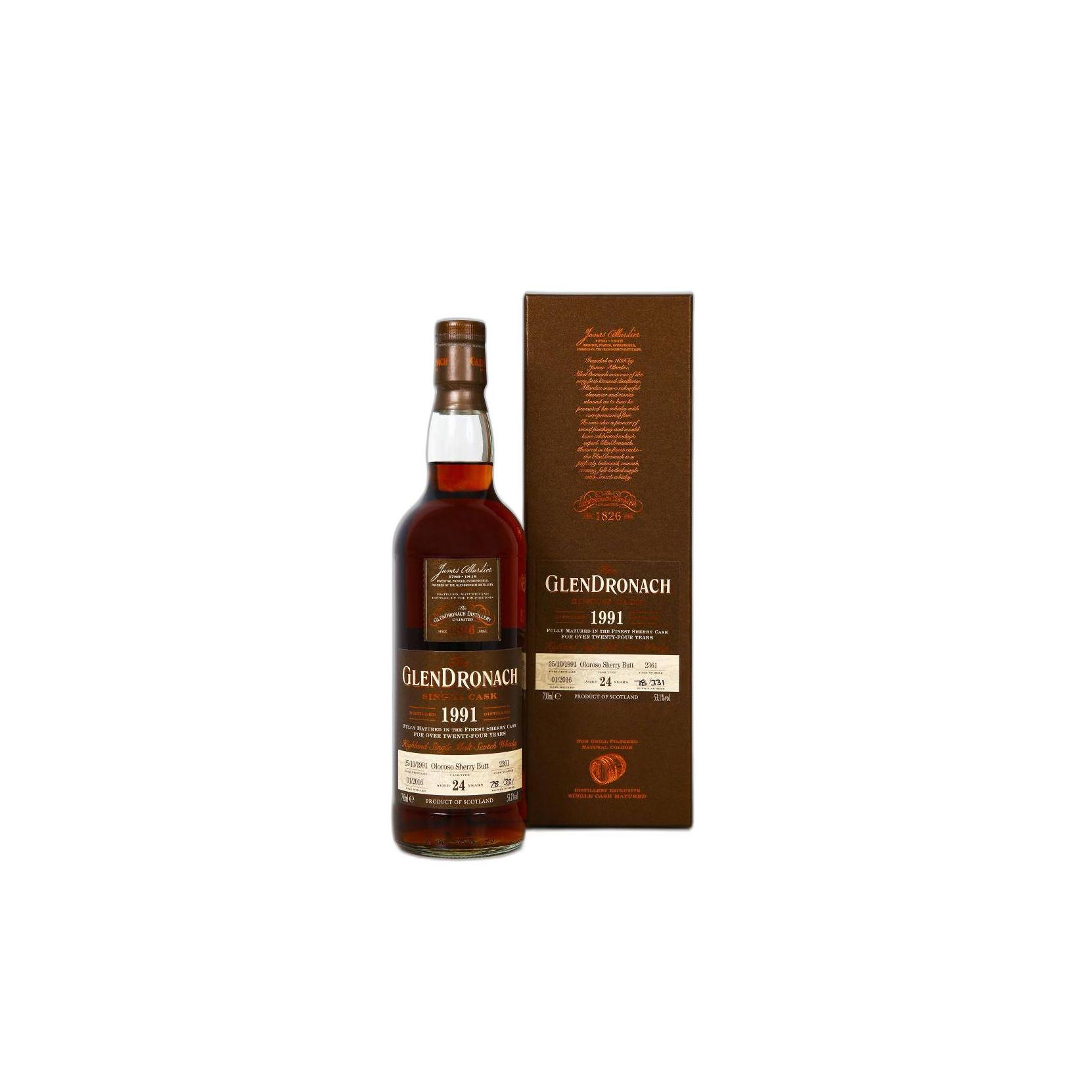 GlenDronach 1991 24 Years Single Malt Whisky 2