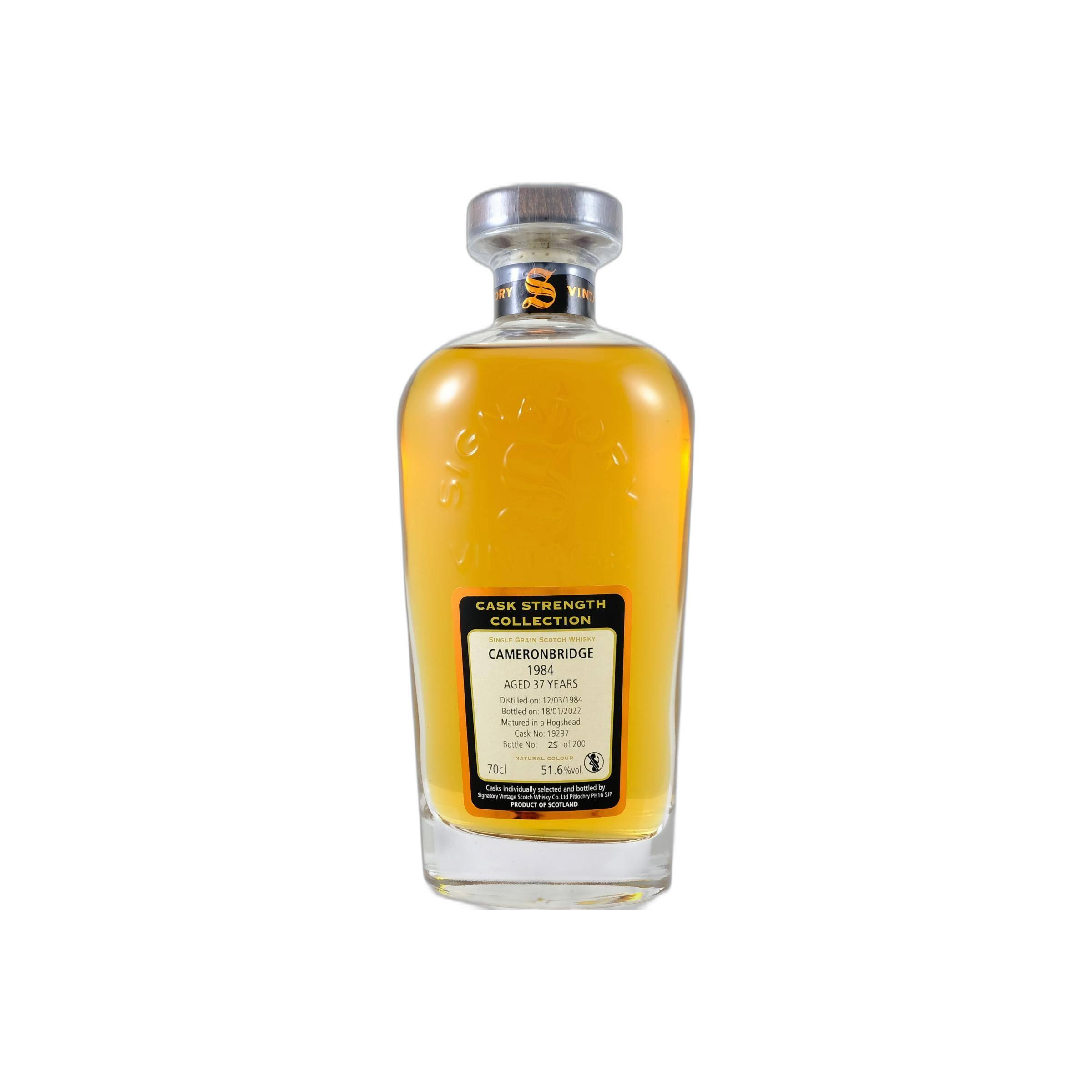 Cameronbridge Cask Strength Collection 1984 37 Years Single Grain Whisky
