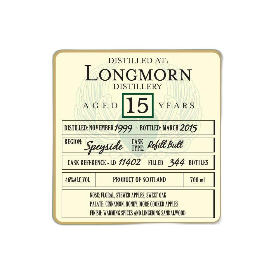 Longmorn 1999 15 Years Single Malt Whisky 2