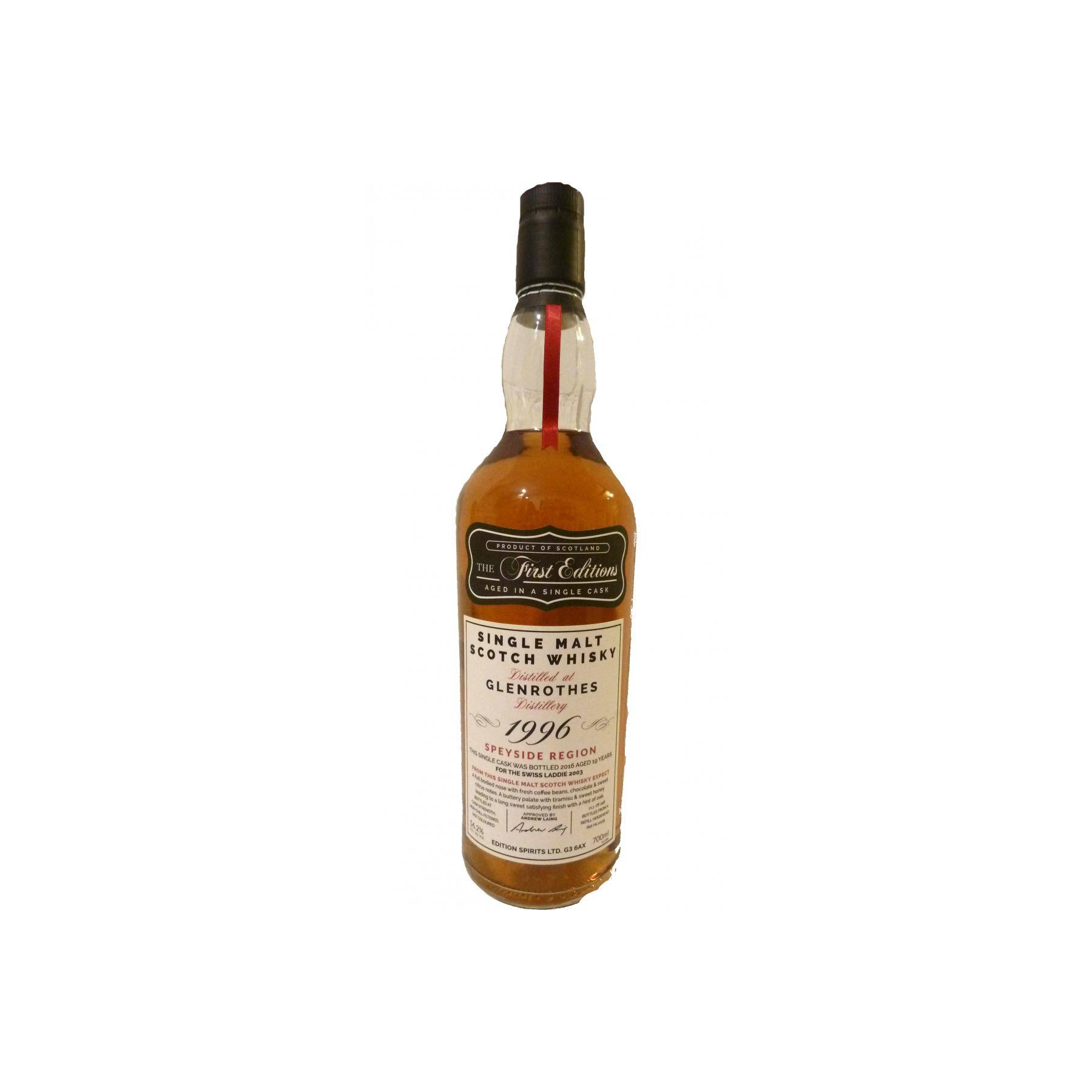 The Glenrothes The First Editions 1996 19 Years Single Malt Whisky