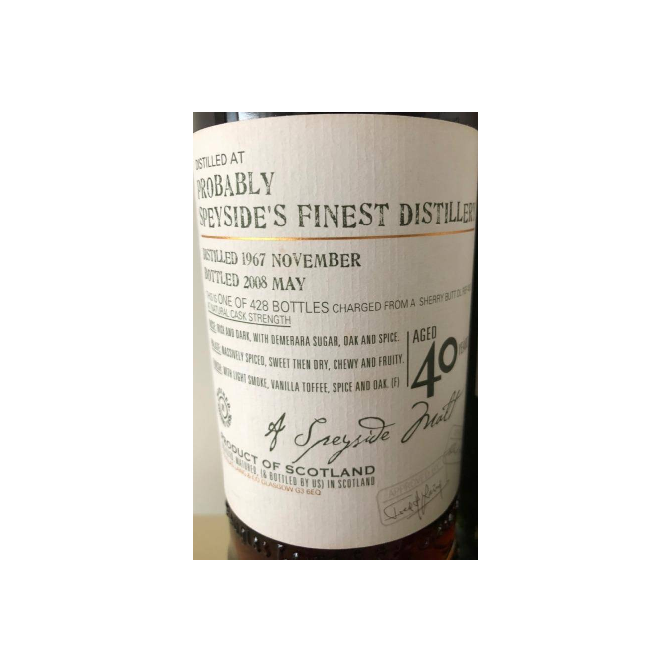Douglas Laing Old Malt Cask 1967 40 Years Single Malt Whisky 3