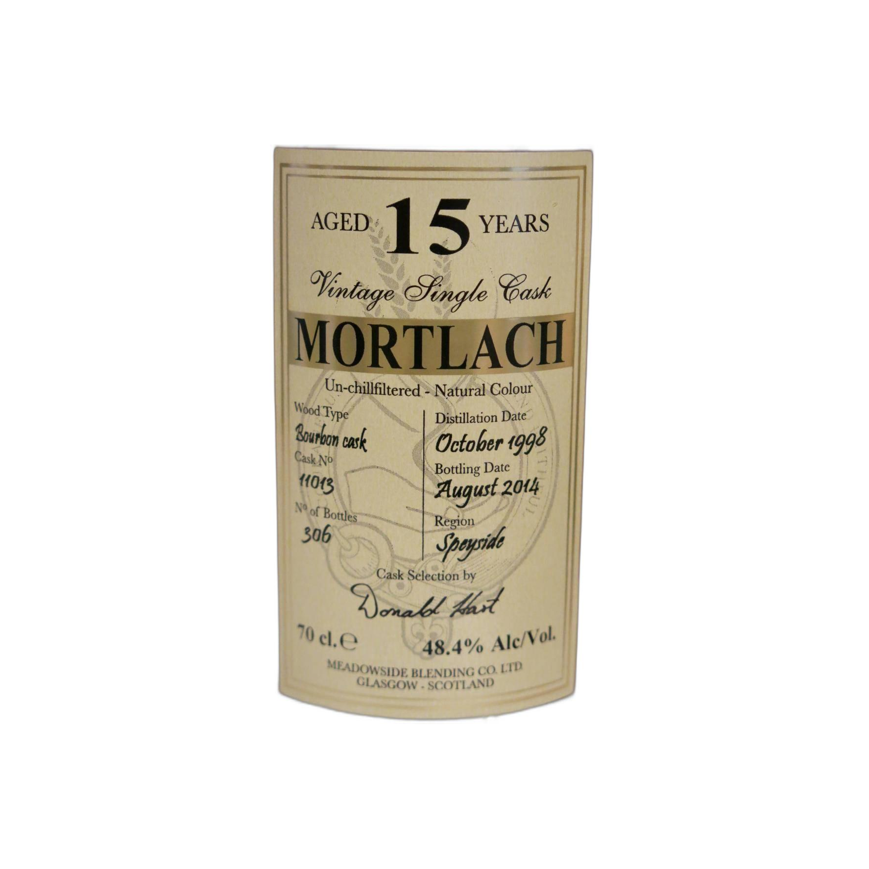 Mortlach 1998 15 Years Single Malt Whisky 2