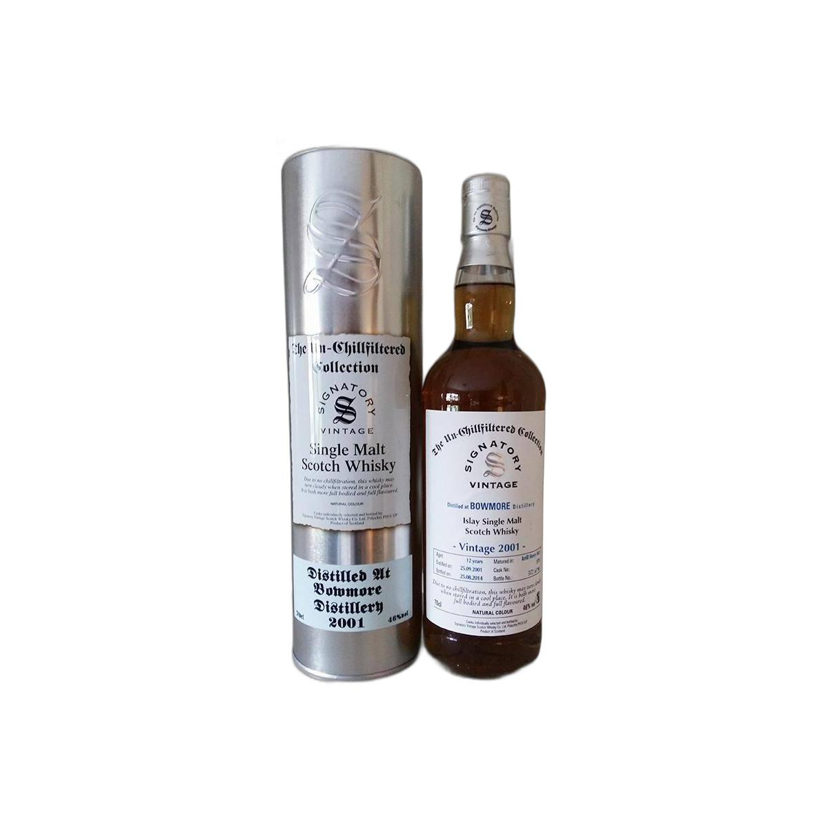 Bowmore The Un-Chillfiltered Collection 2001 12 Years Single Malt Whisky
