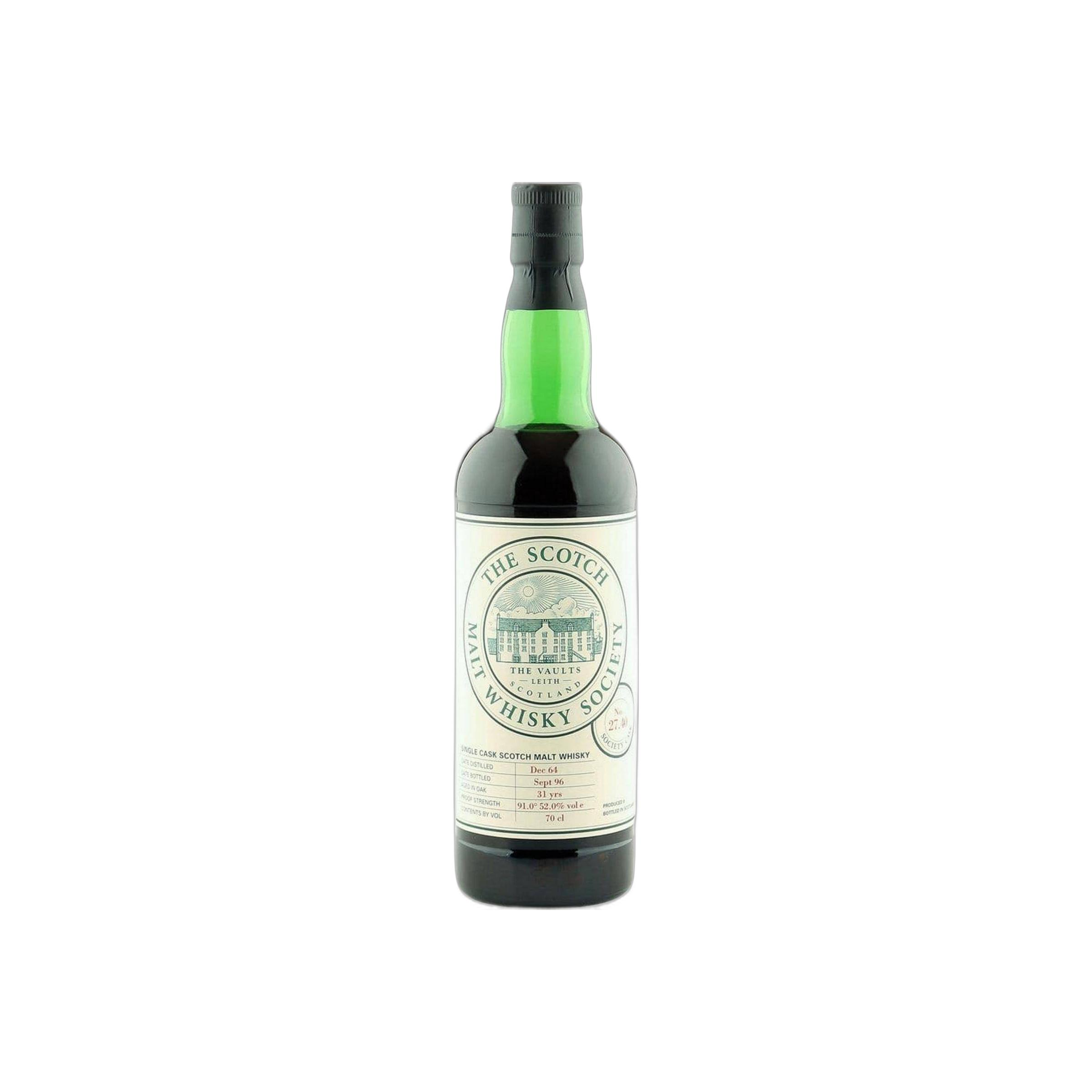 The Scotch Malt Whisky Society 1964 31 Years Single Malt Whisky