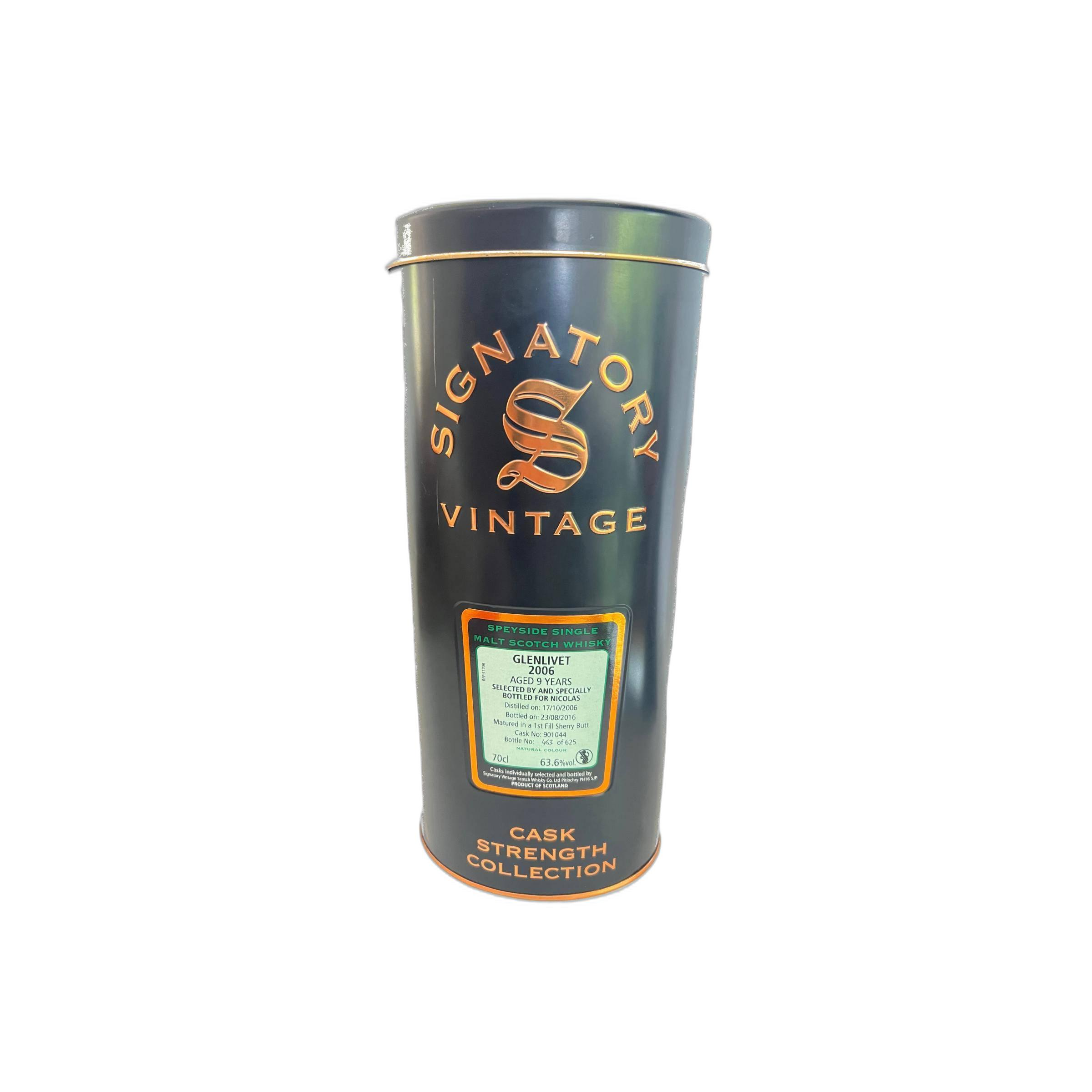 The Glenlivet Cask Strength Collection 2006 9 Years Single Malt Whisky 2