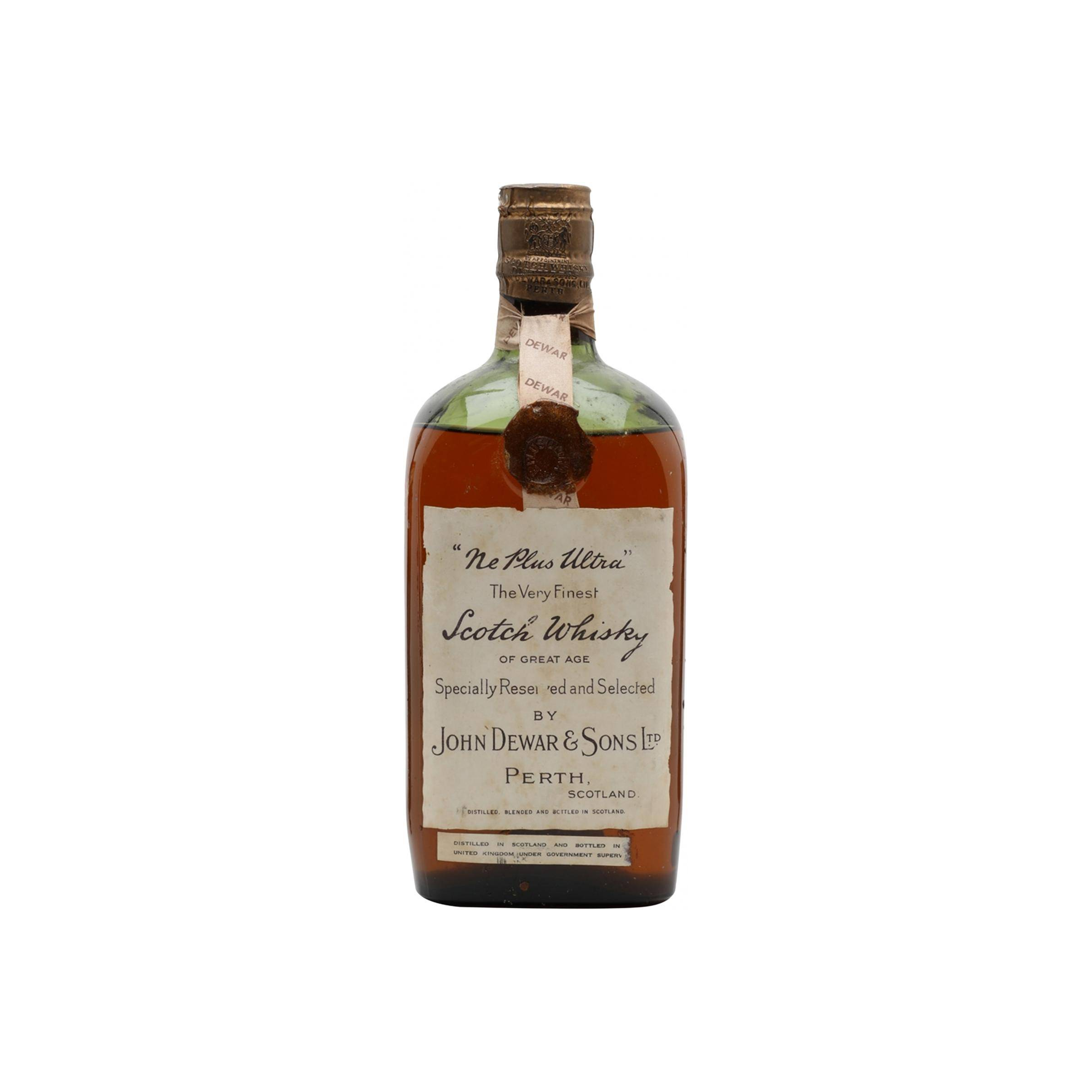 Ne Plus Ultra The Very Finest Scotch Whisky Of Great Age