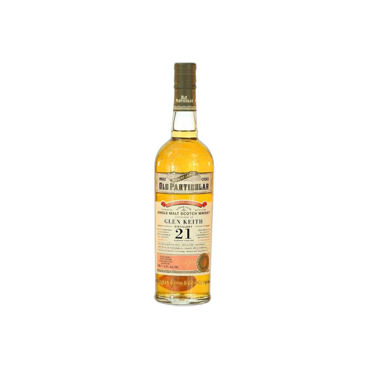 Glen Keith Old Particular 1993 21 Years Single Malt Whisky