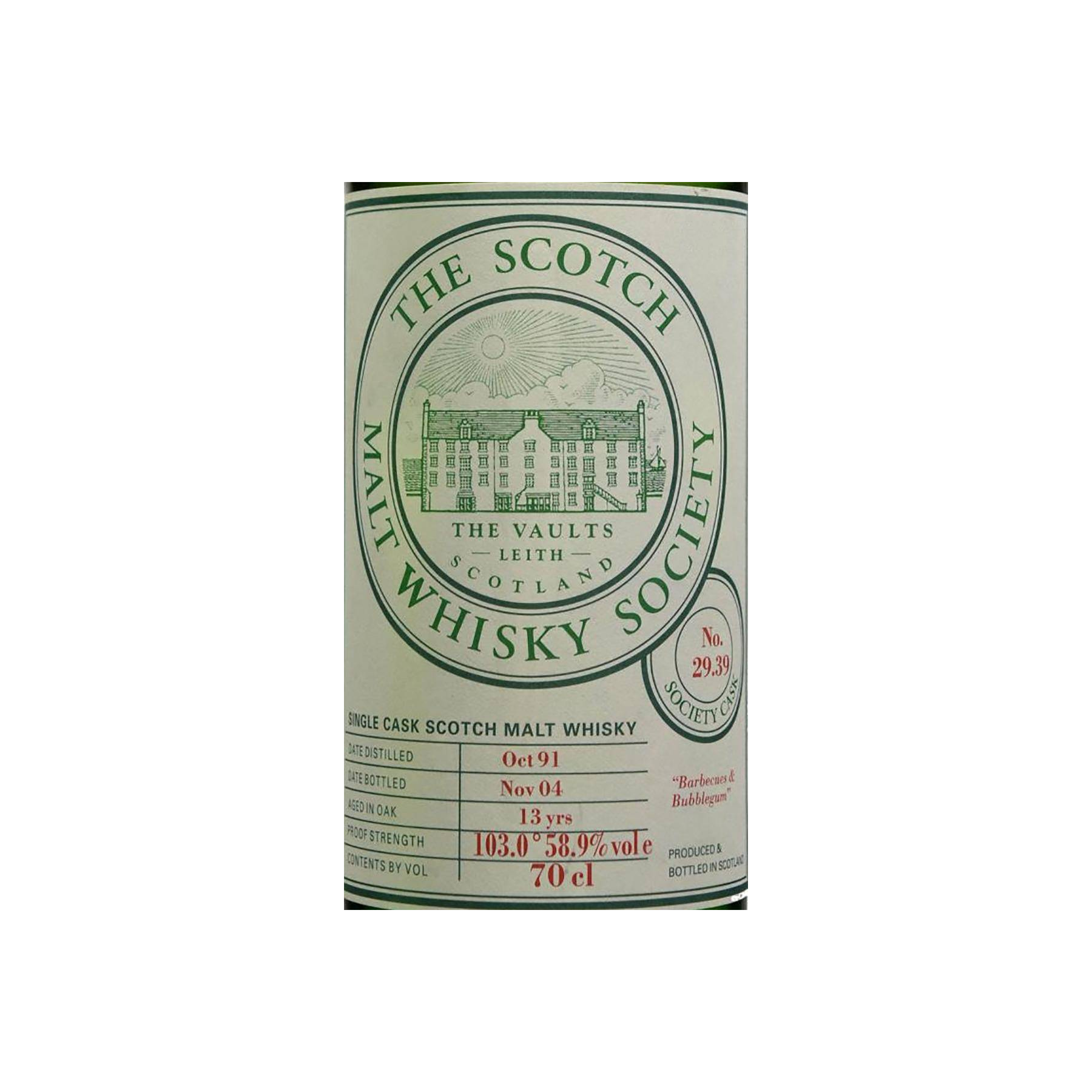 The Scotch Malt Whisky Society 1991 13 Years Single Malt Whisky 2