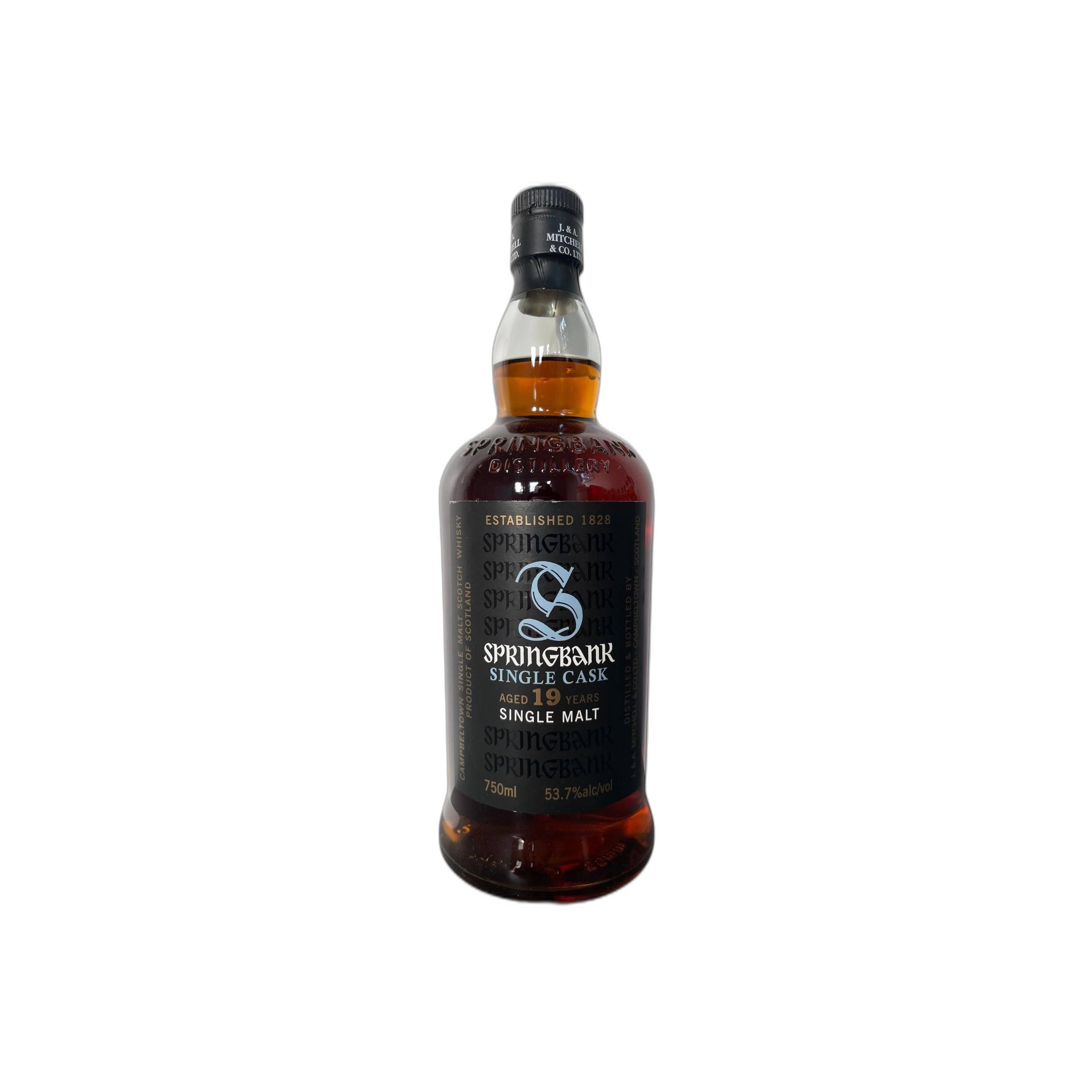 Springbank Single Cask 1996 19 Years Single Malt Whisky