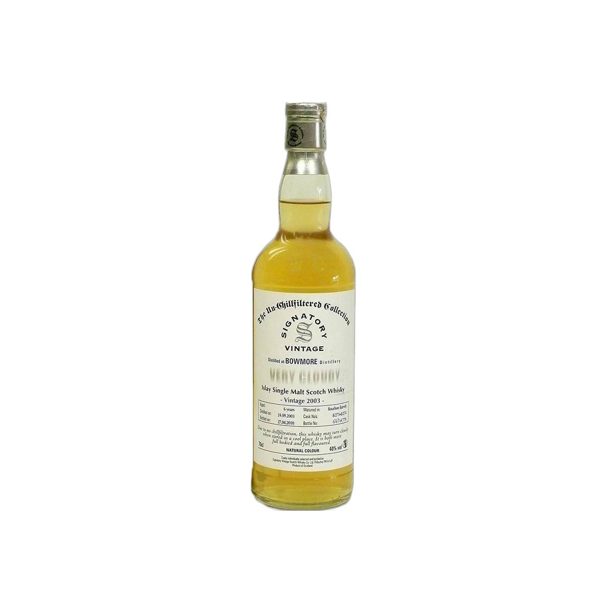 Bowmore 2003 6 Years Single Malt Whisky